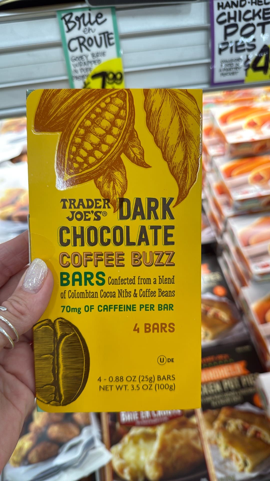 Trader Joe's Dark Chocolate Coffee Bars
