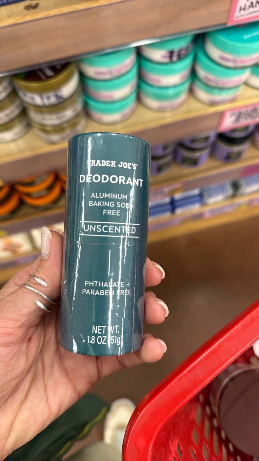 Trader Joe's Unscented Deodorant