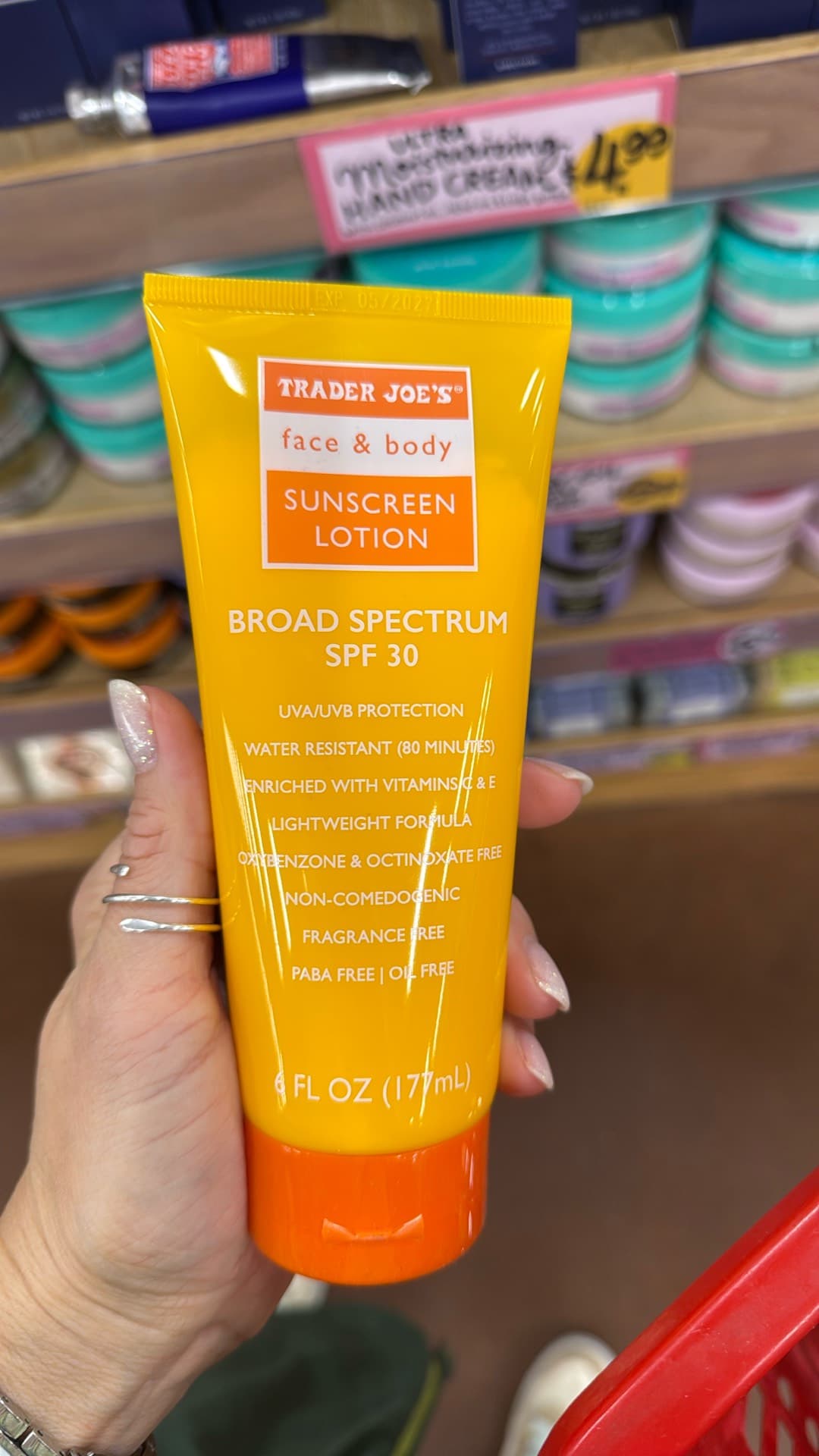 Trader Joe's Sunscreen Lotion