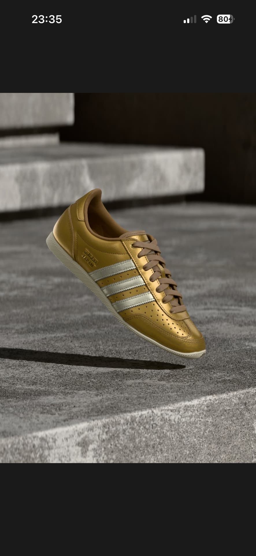 Adidas Gold Sneakers