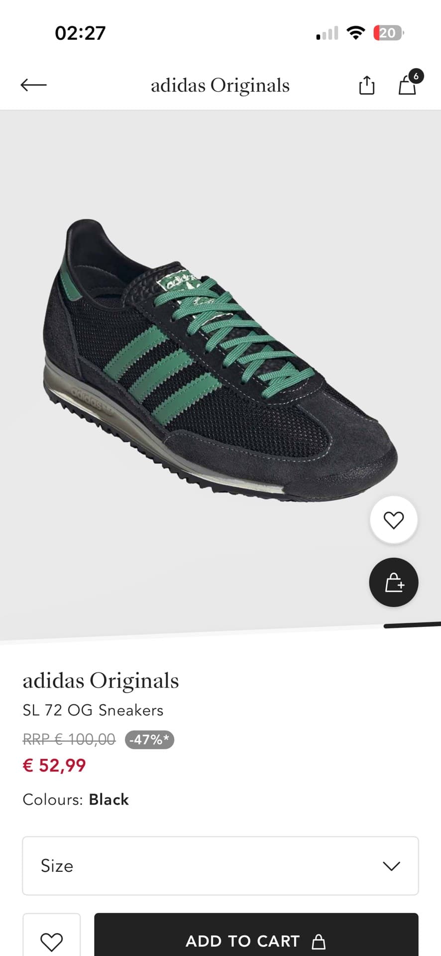 adidas SL 72 OG Sneakers
