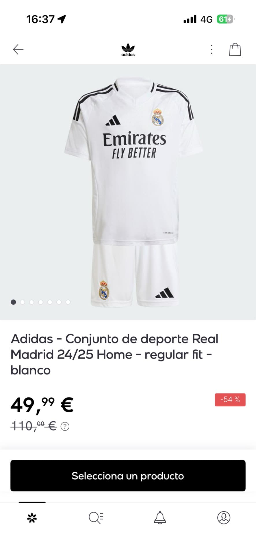 Adidas Real Madrid Jersey