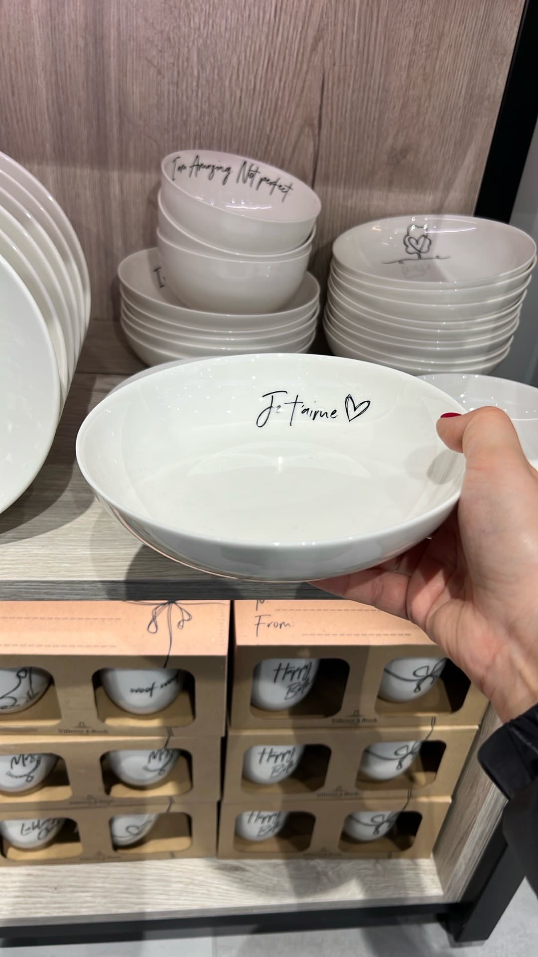Je T'aime Serving Bowl