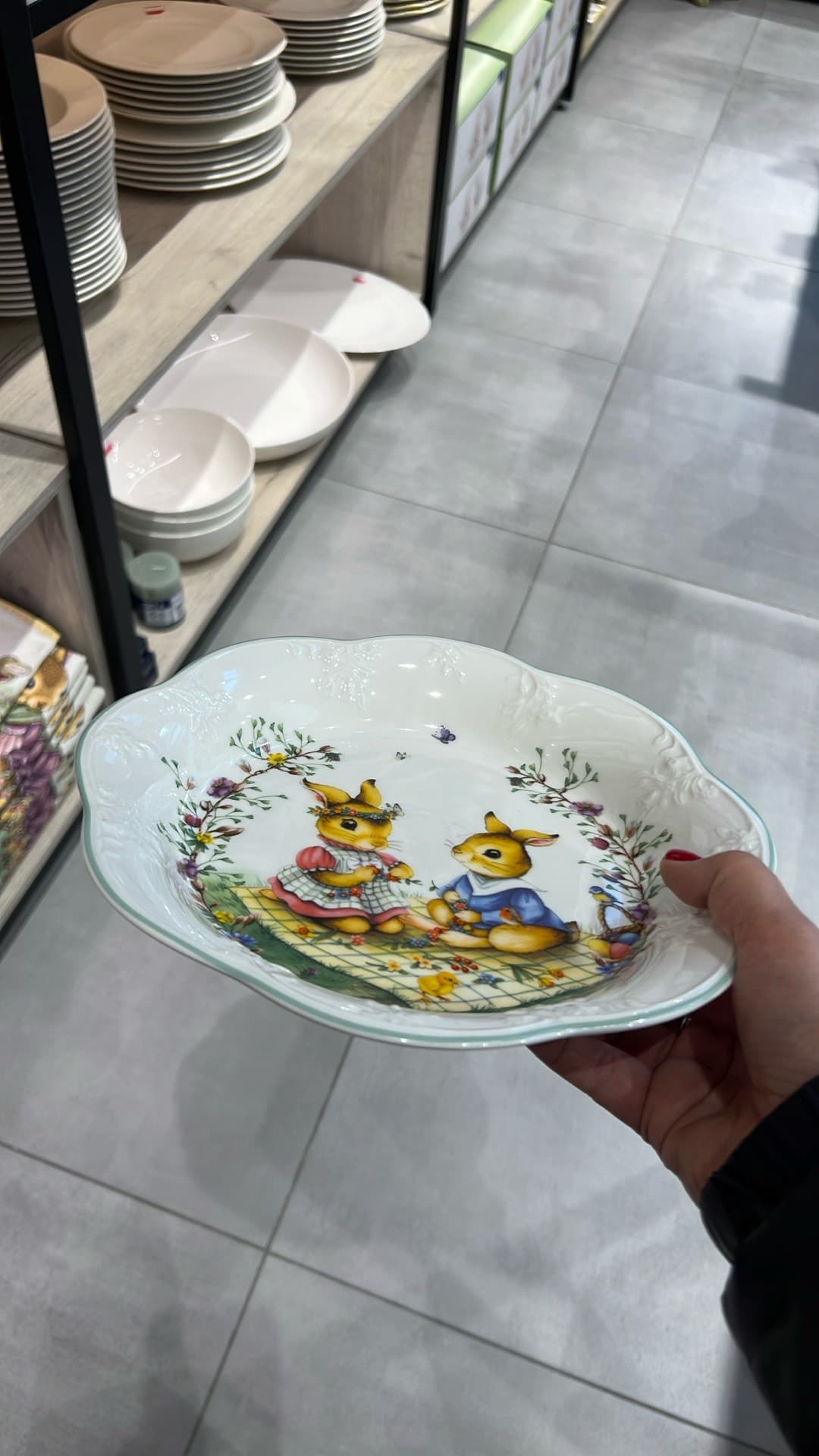 Charming Bunny Plate