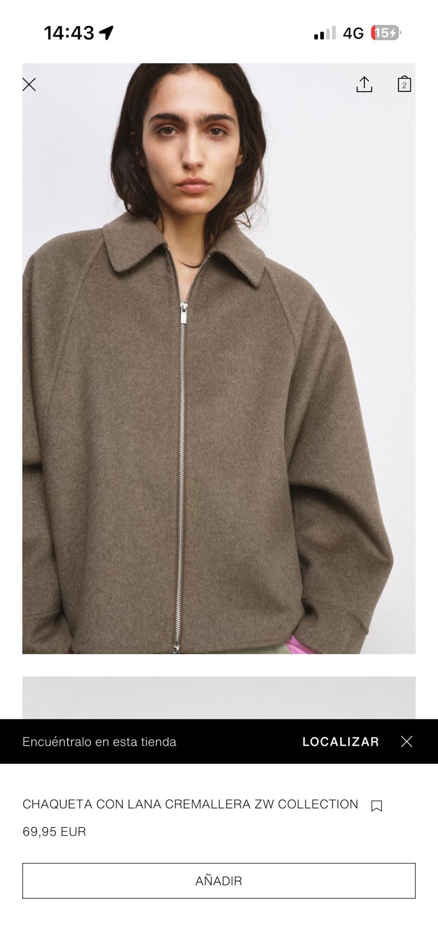 Stylish Wool Blend Jacket