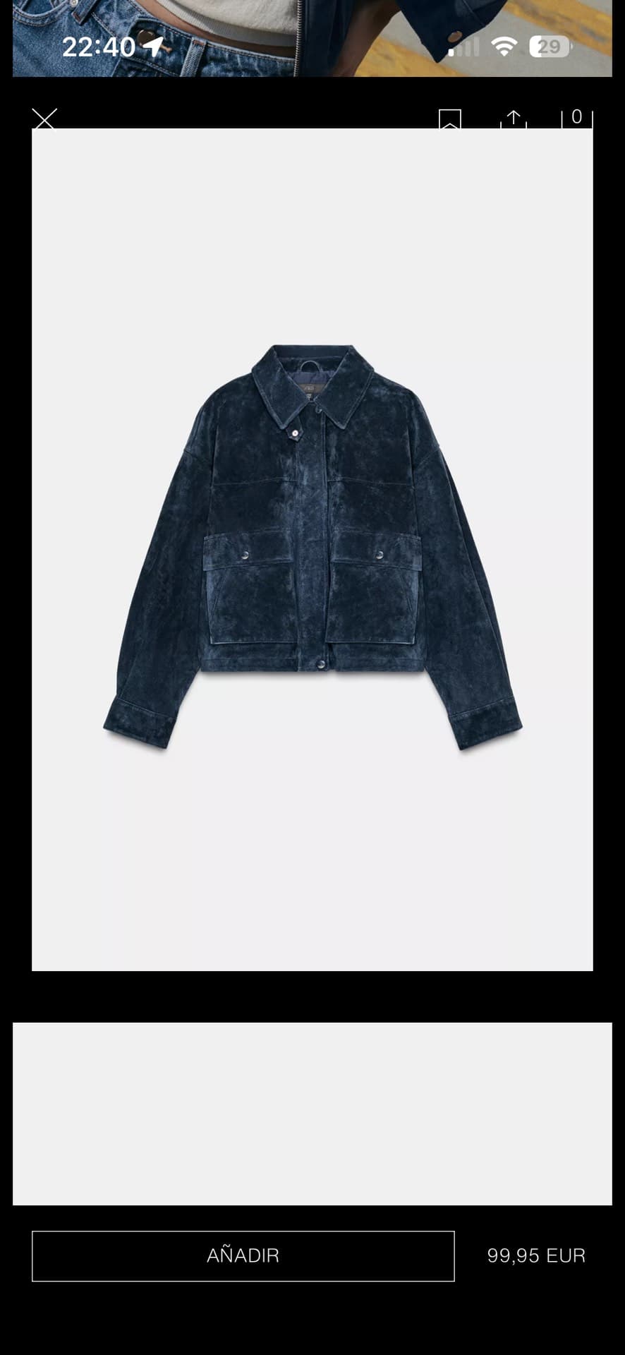 Trendy Blue Jacket