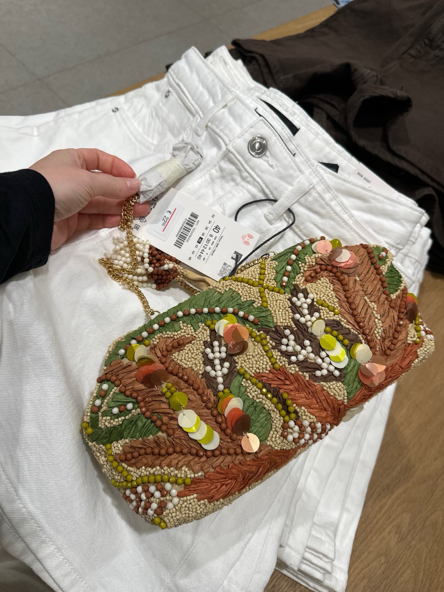 Beaded Trendy Clutch