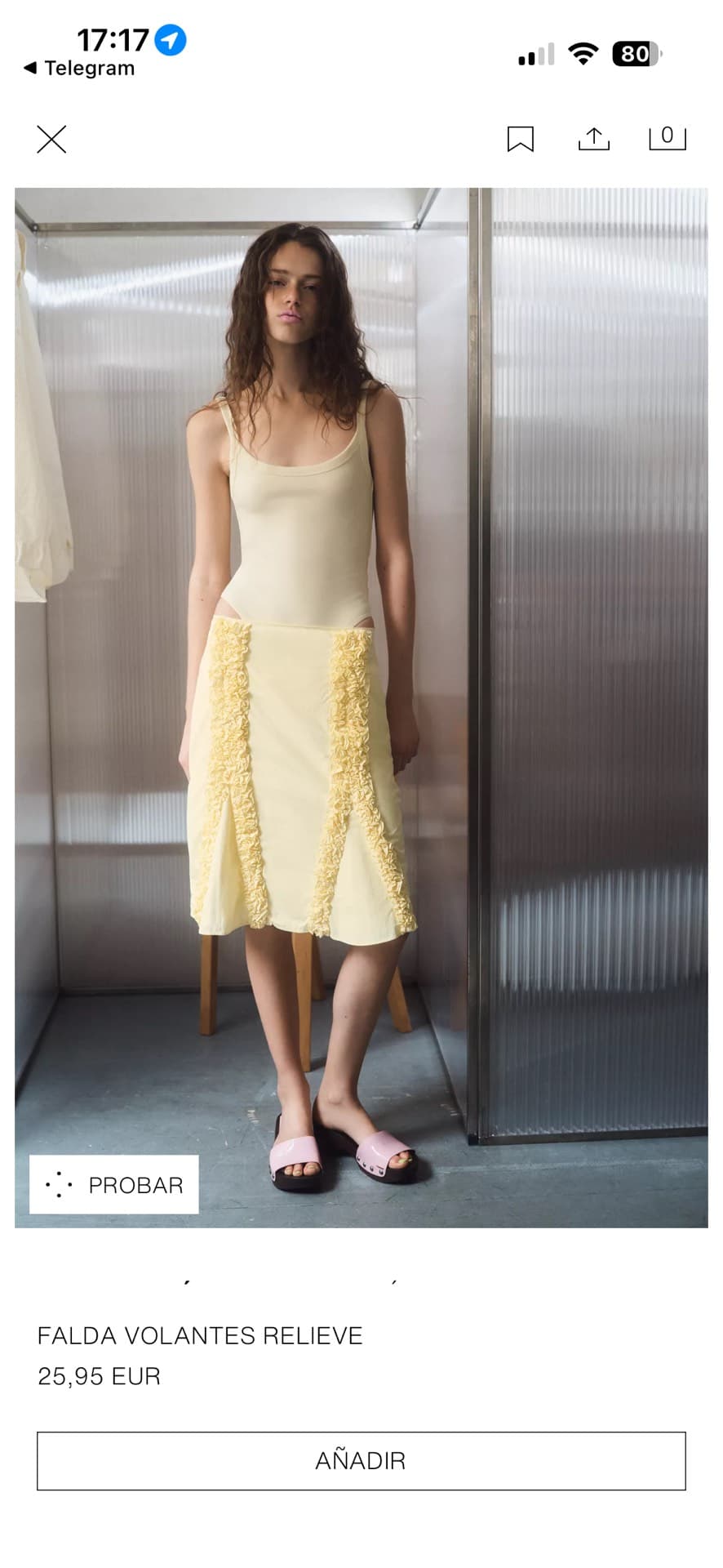Trendy Ruffled Skirt