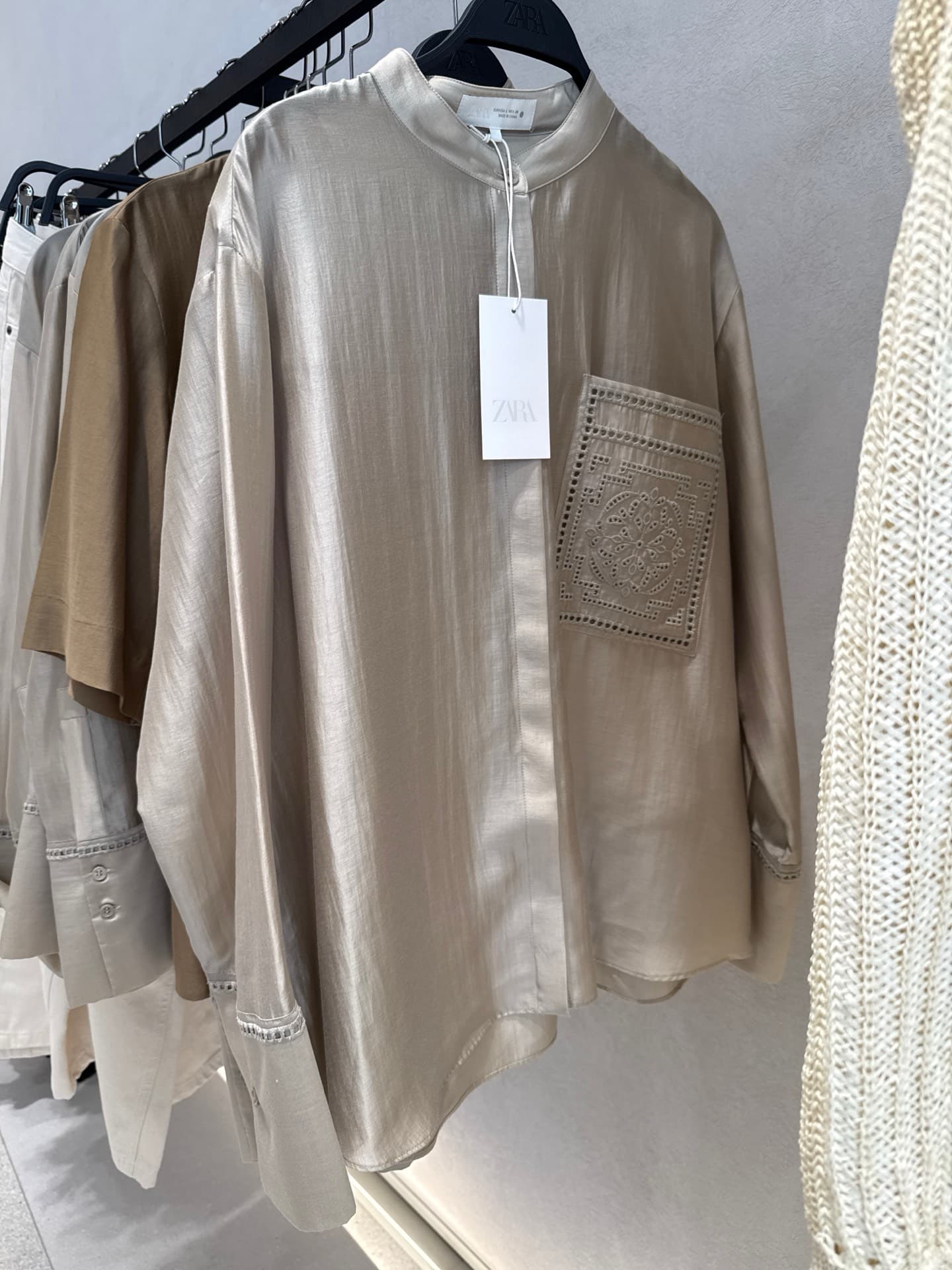 ZARA Satin Shirt