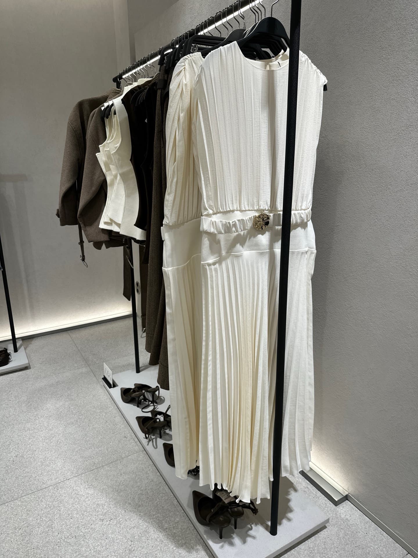 Elegant Pleated Dress