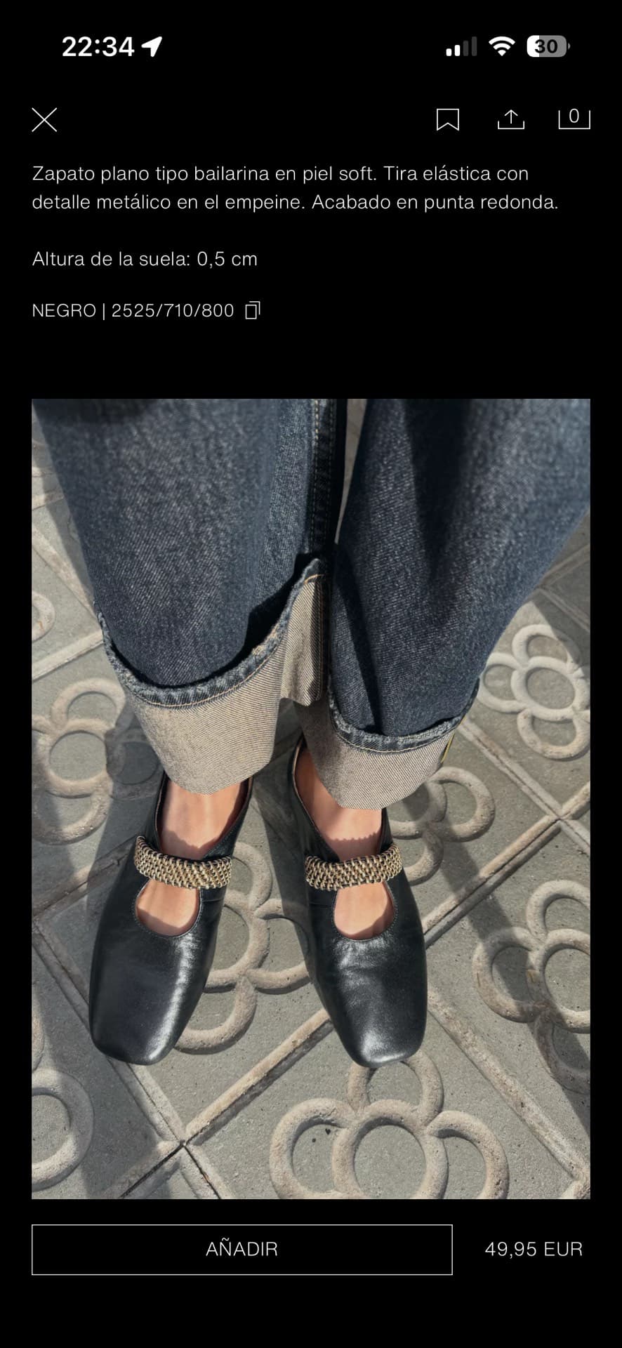 Chic Black Ballerina Flats