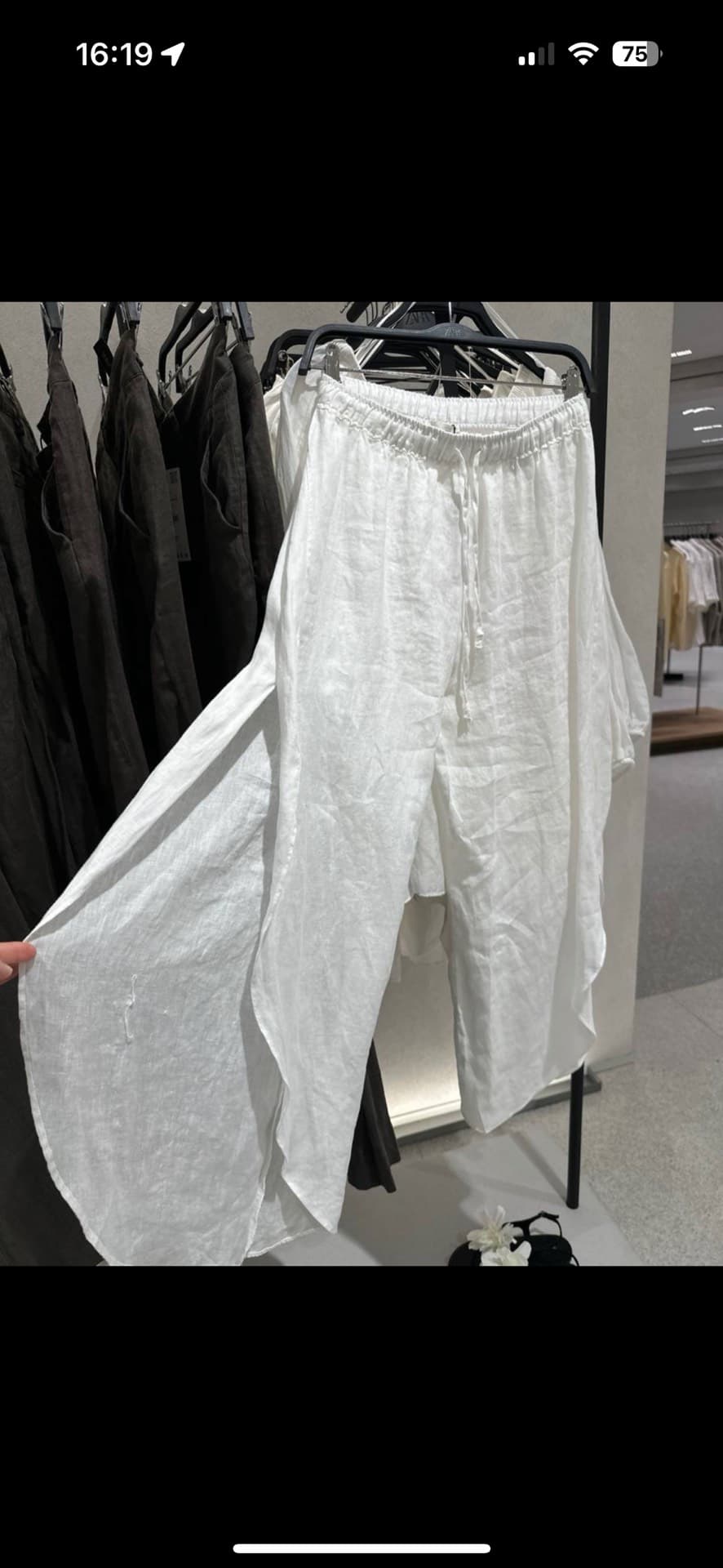 Elegant White Linen Pants