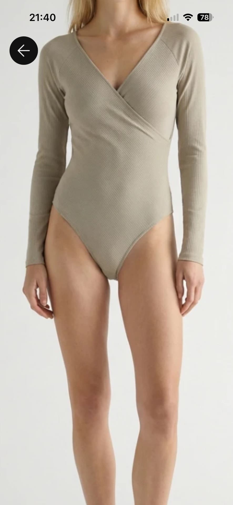 Trendy Long Sleeve Bodysuit