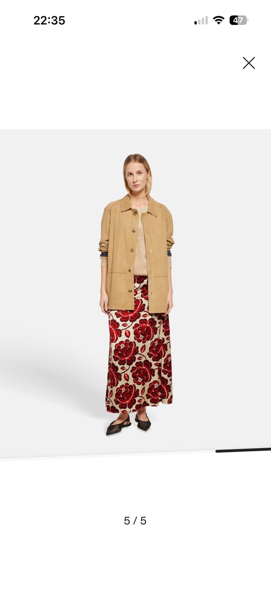 Trendy Floral Maxi Skirt