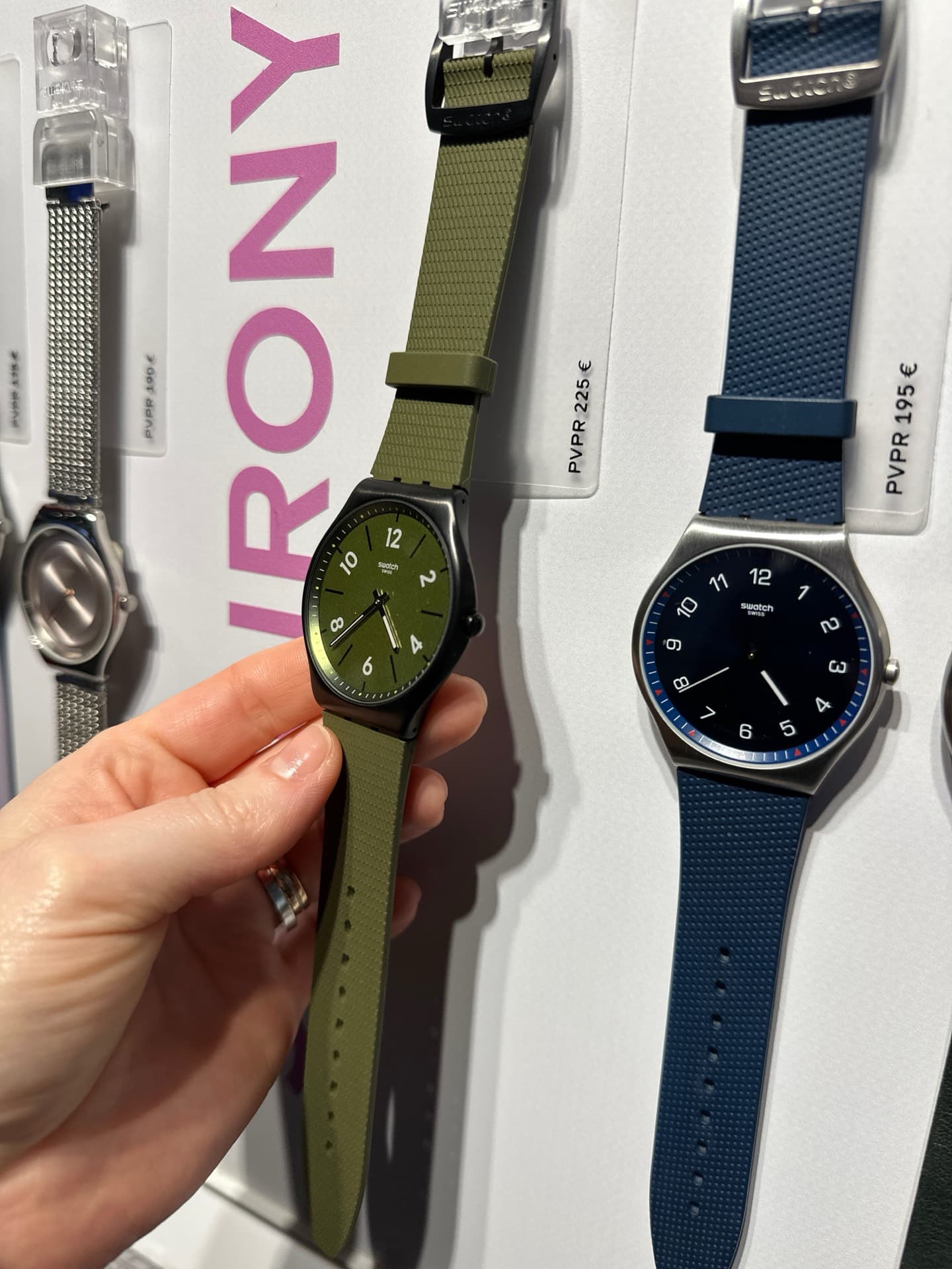 Trendy Green Watch