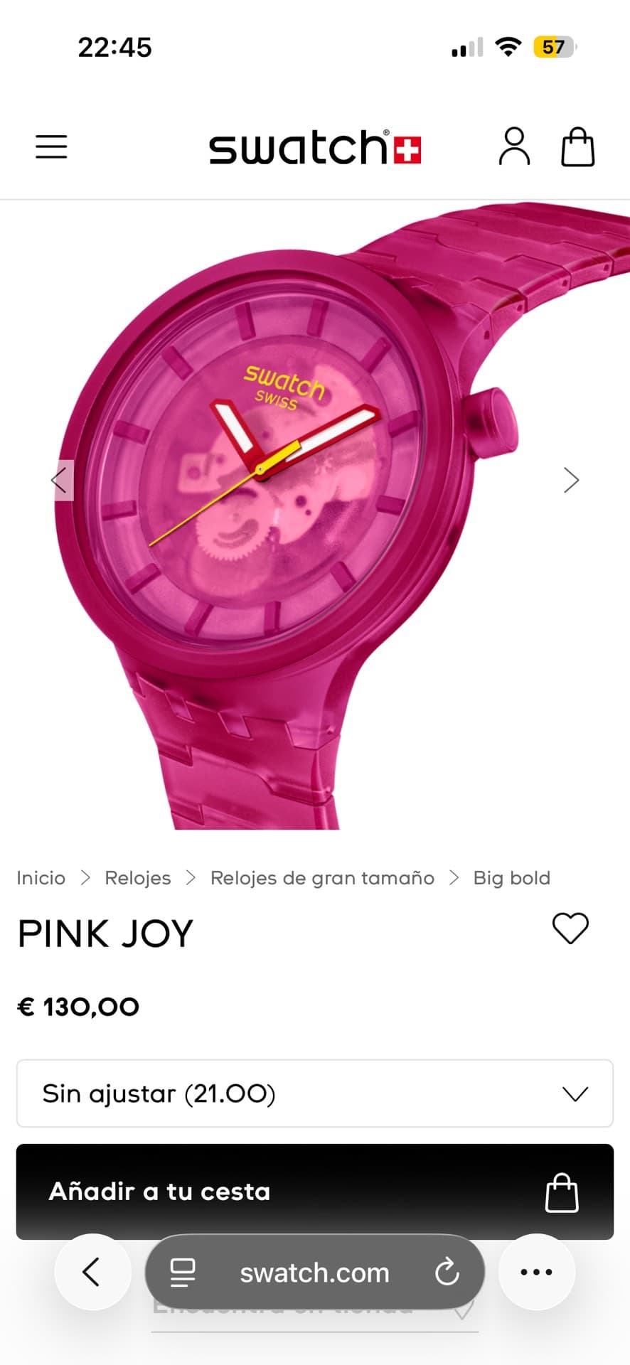 Swatch Pink Joy Watch