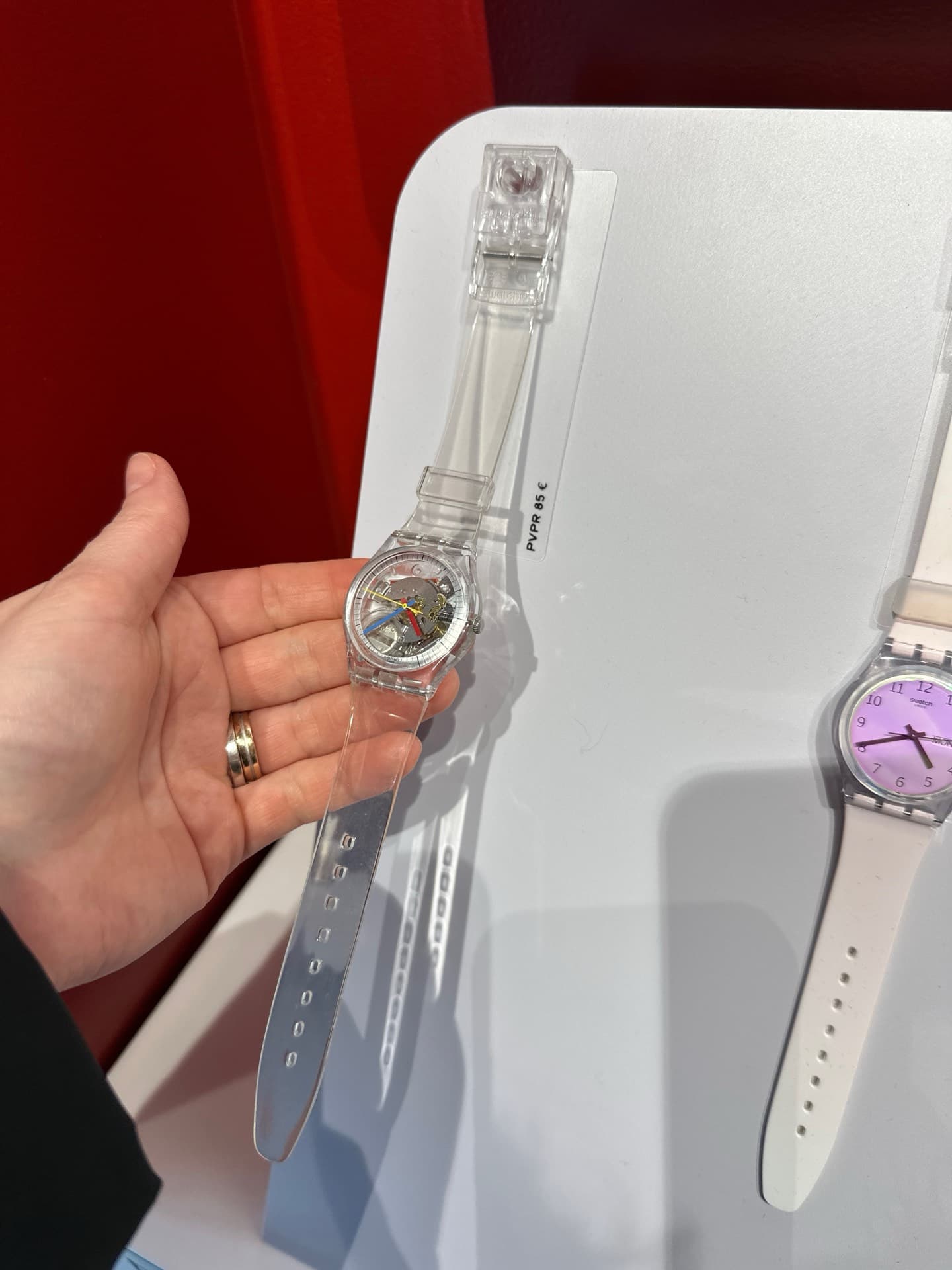 Transparent Colorful Watch