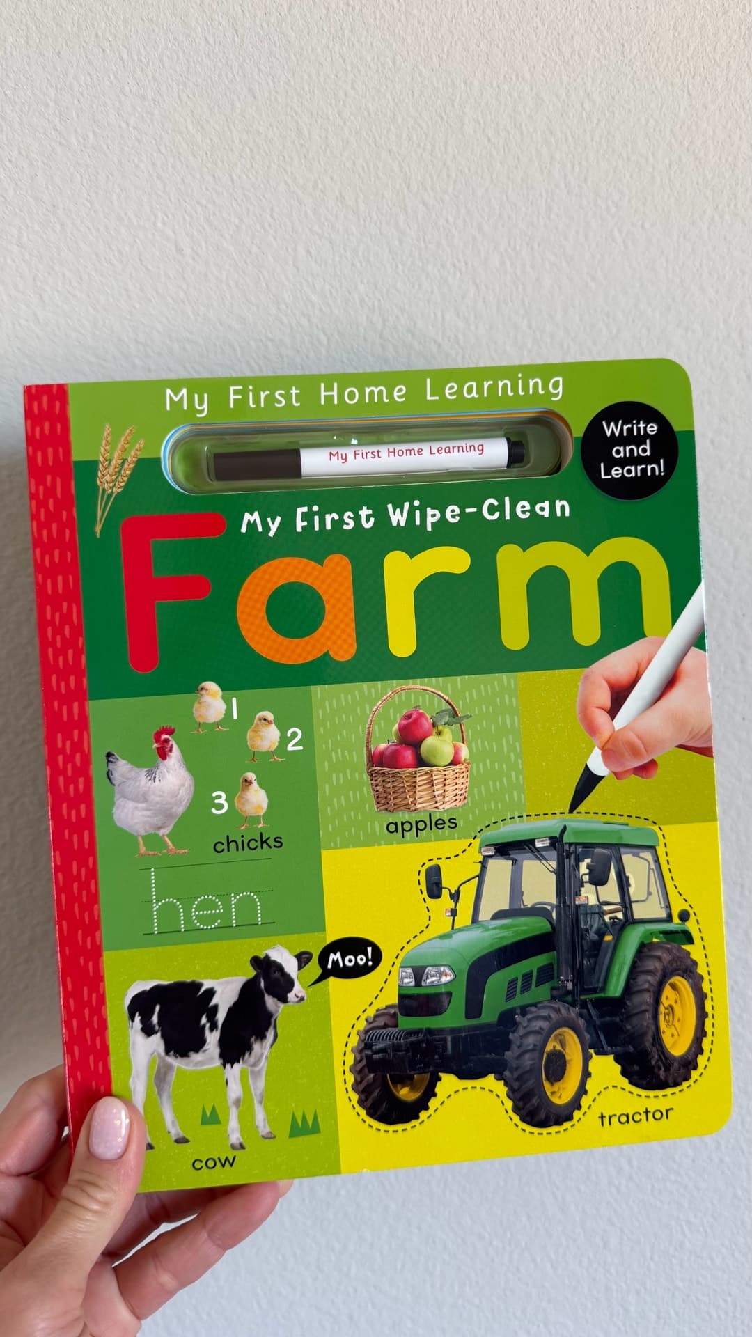My First Wipe-Clean Farm Book