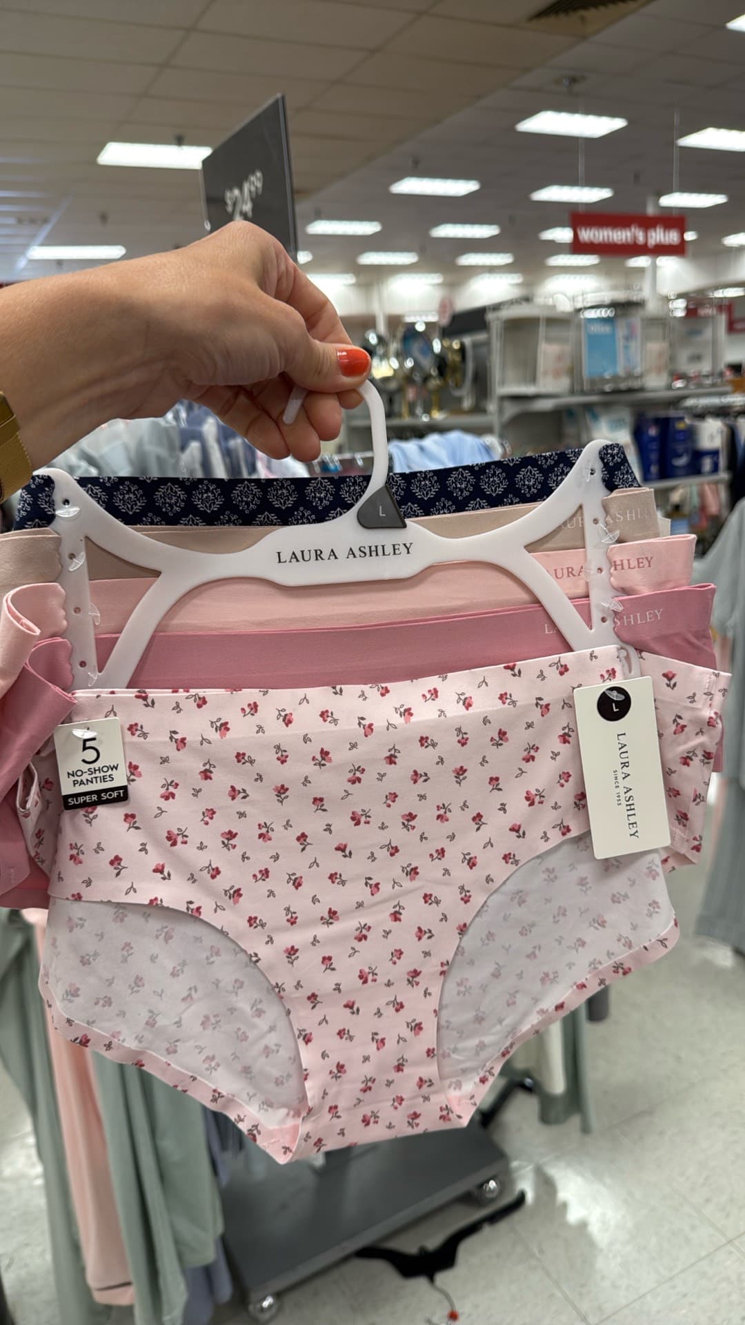 Laura Ashley No-Show Panties