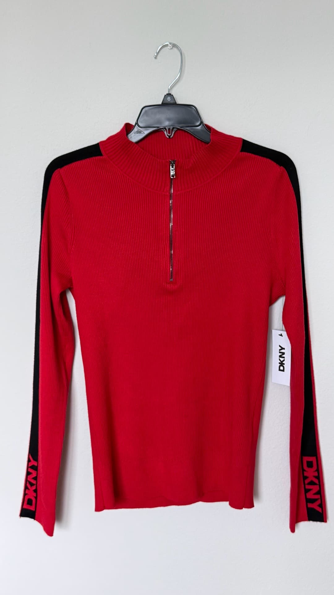 DKNY Red Sweater