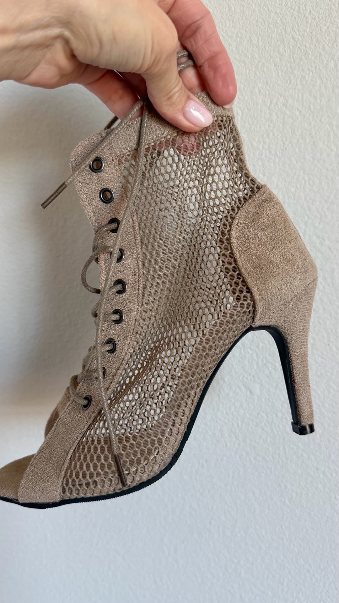 Trendy Lace-Up Heels