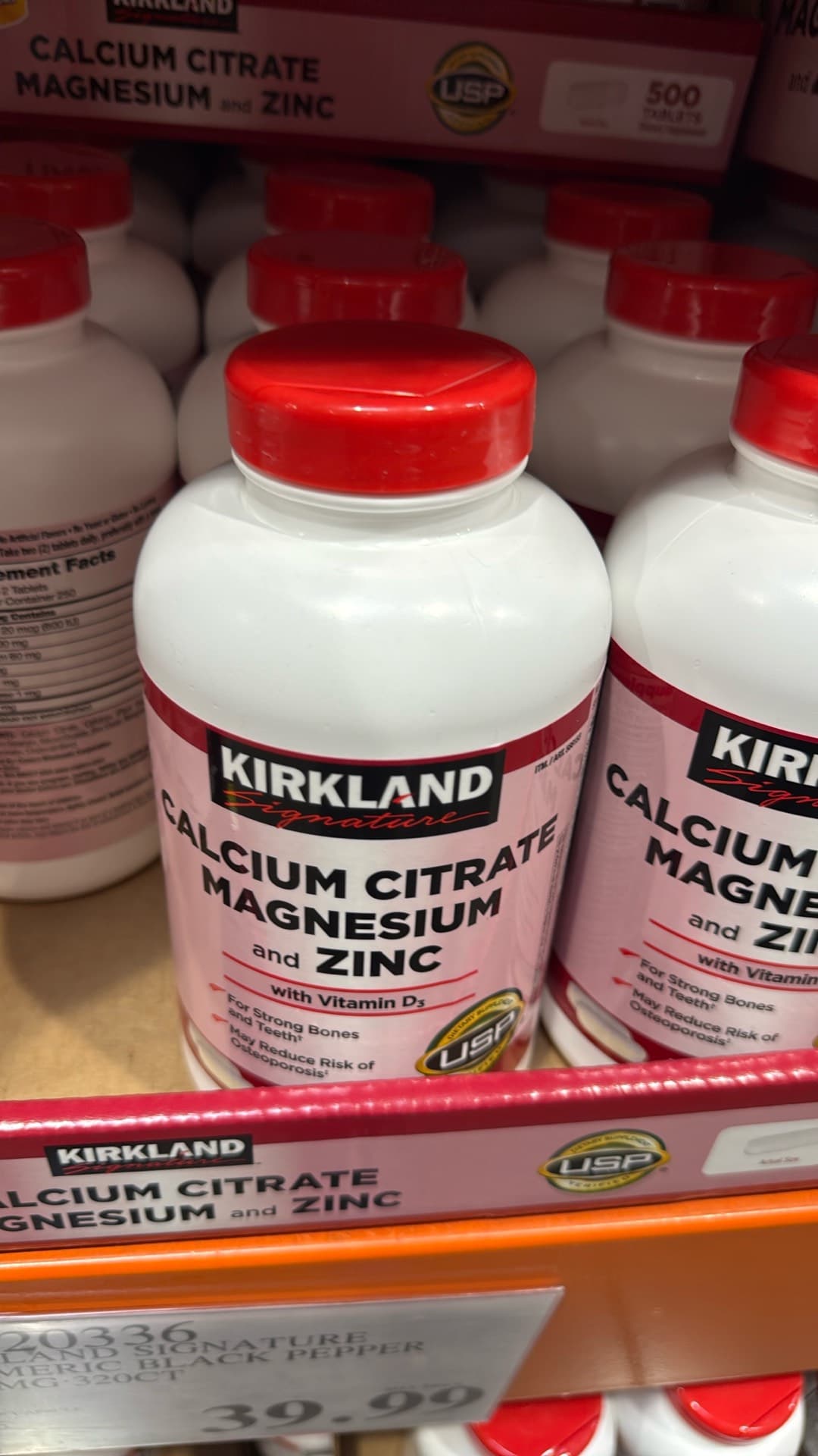 Kirkland Calcium Citrate with Magnesium and Zinc