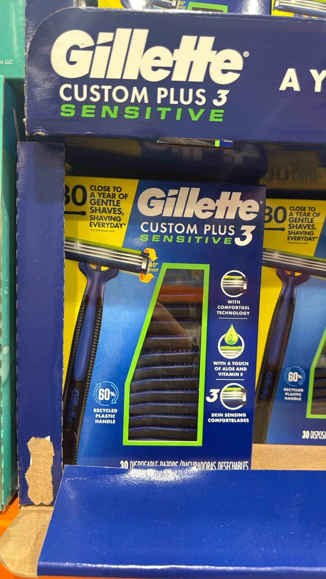 Gillette Custom Plus 3 Sensitive