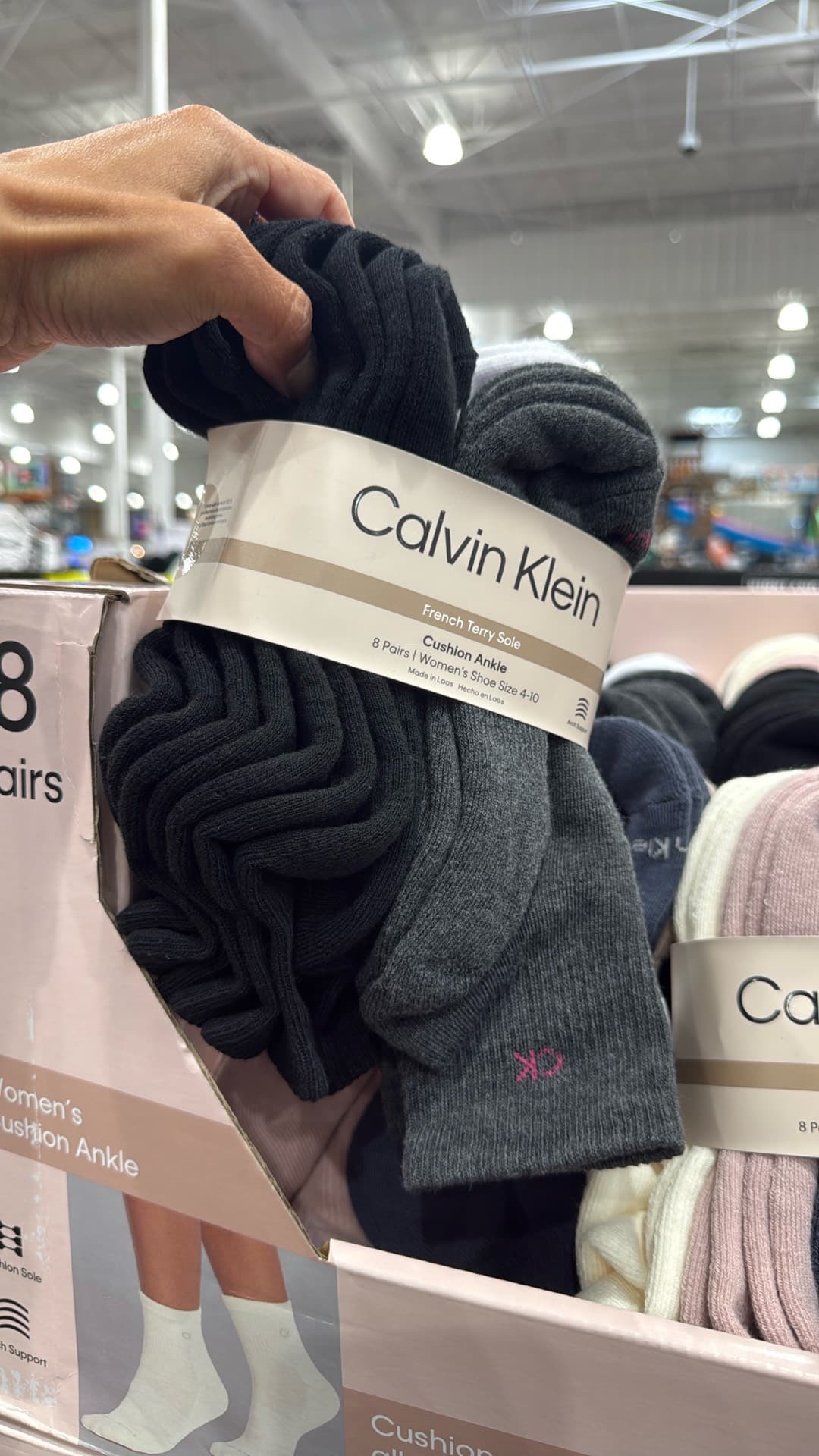 Calvin Klein Women's Cushioned Ankle Socks