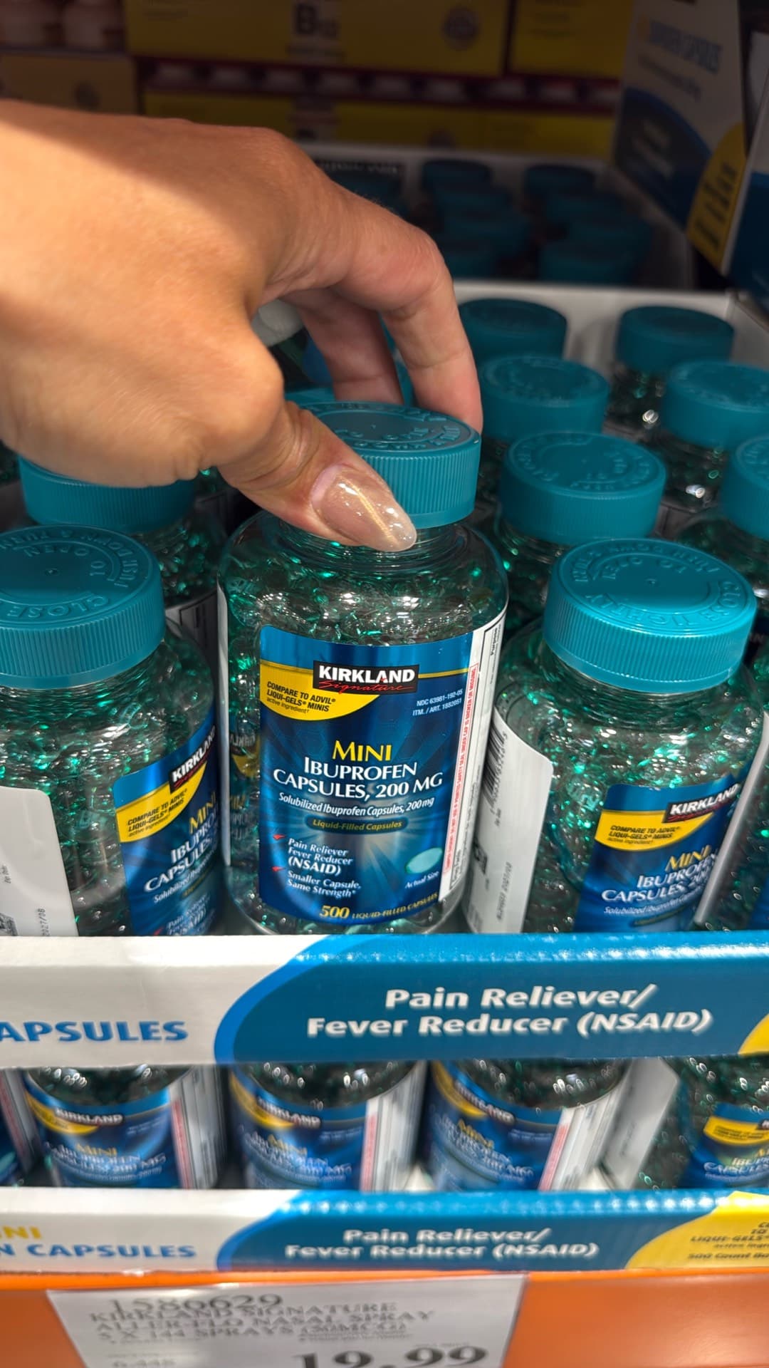 Kirkland Mini Ibuprofen Capsules