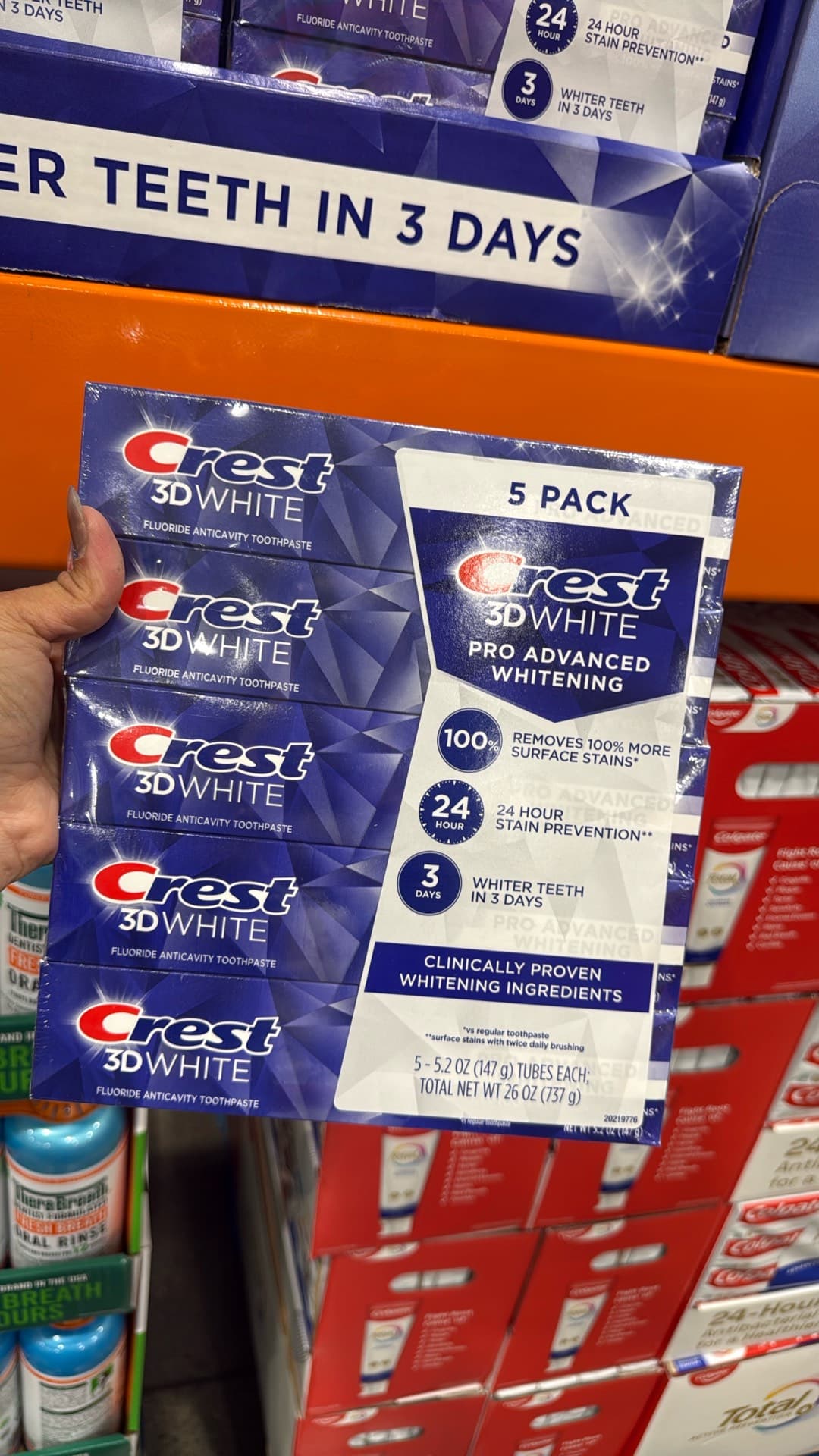Crest 3D White Toothpaste