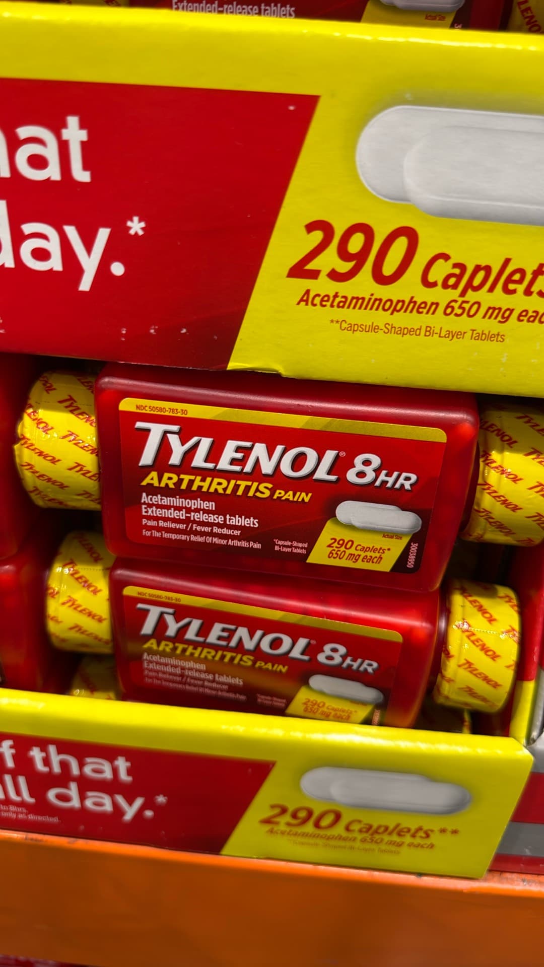 Tylenol 8HR Arthritis Pain Relief