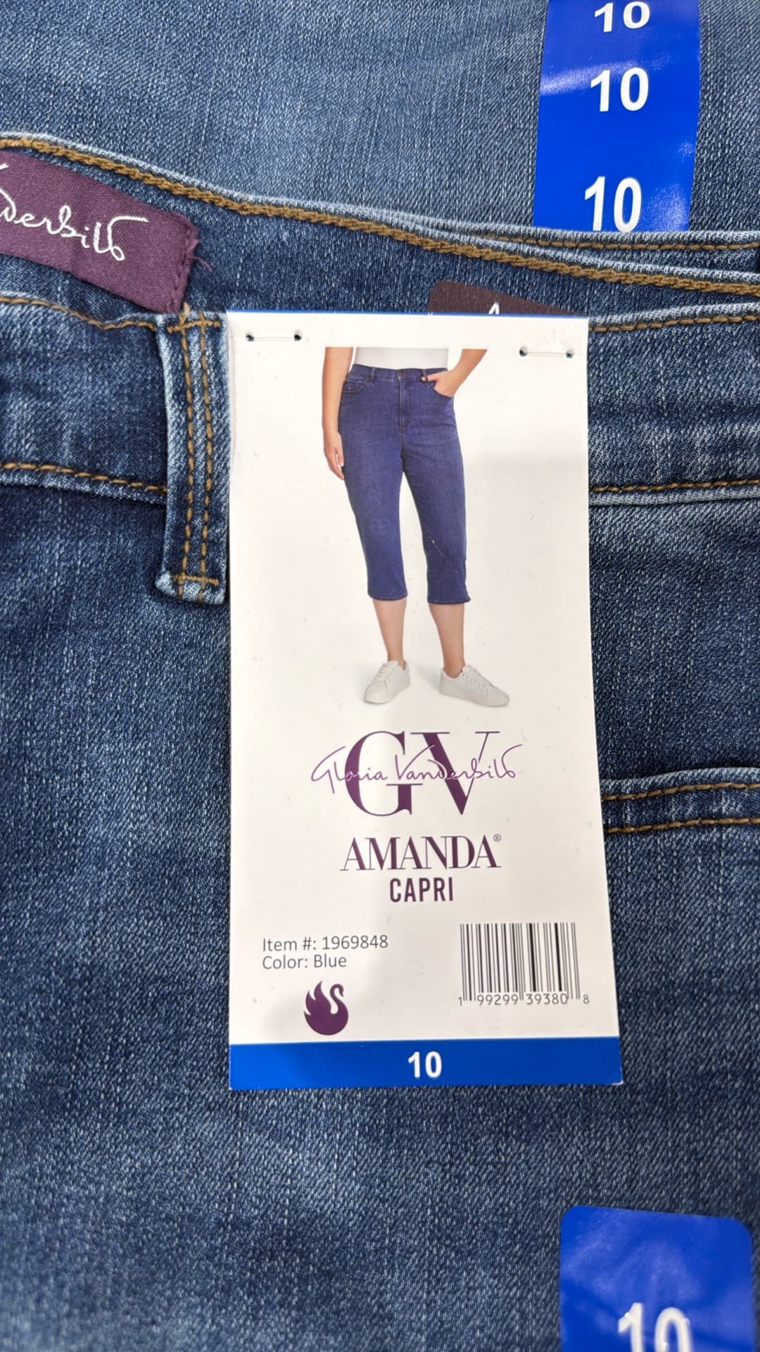 Gloria Vanderbilt Capri Jeans