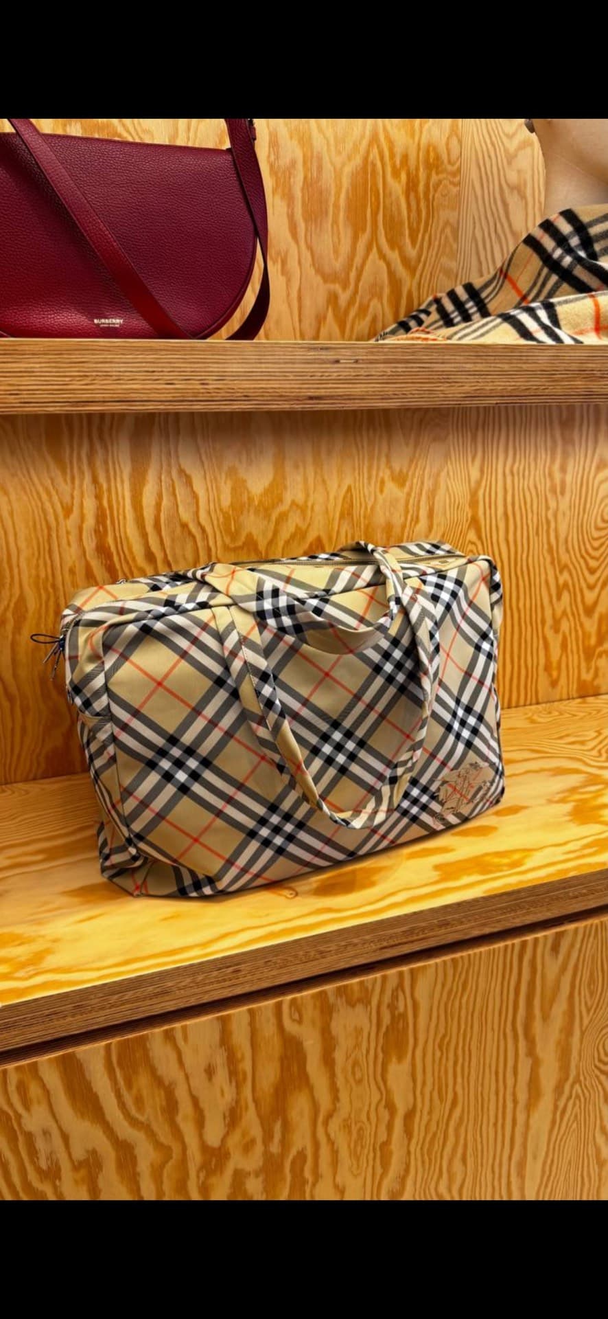 Burberry Trendy Tote Bag