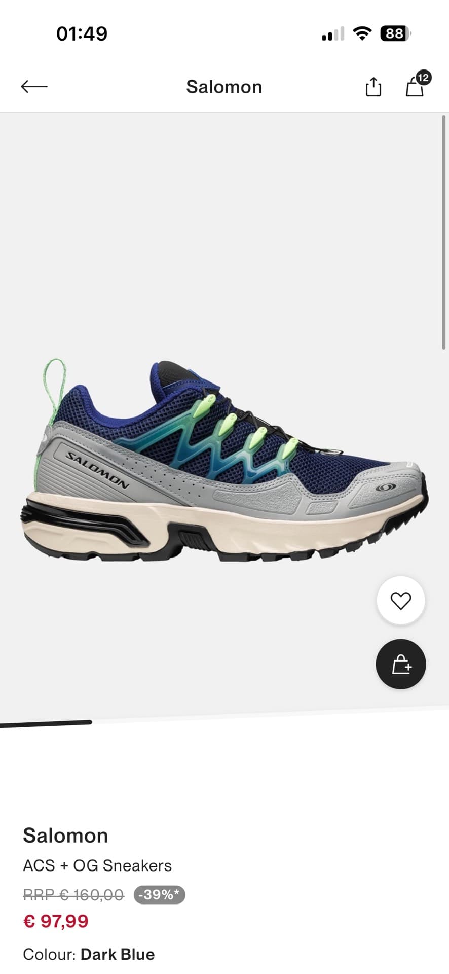 Salomon ACS + OG Sneakers