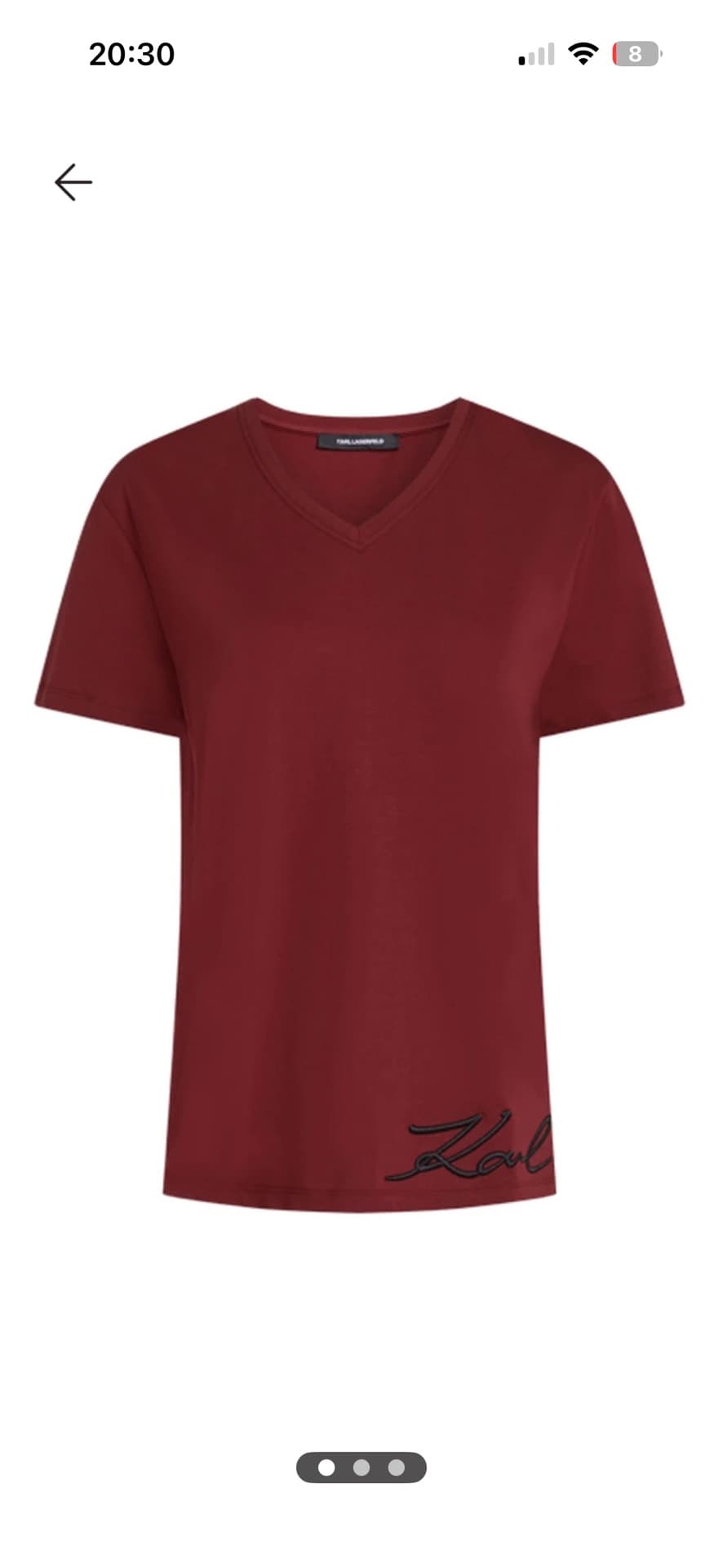 Stylish Burgundy T-shirt