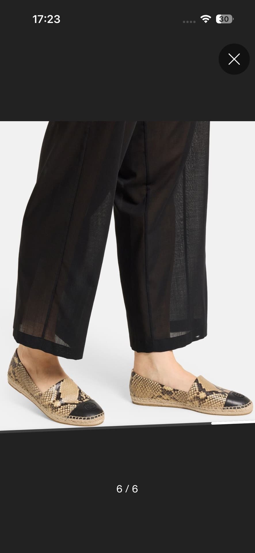 Stylish Python Print Espadrilles