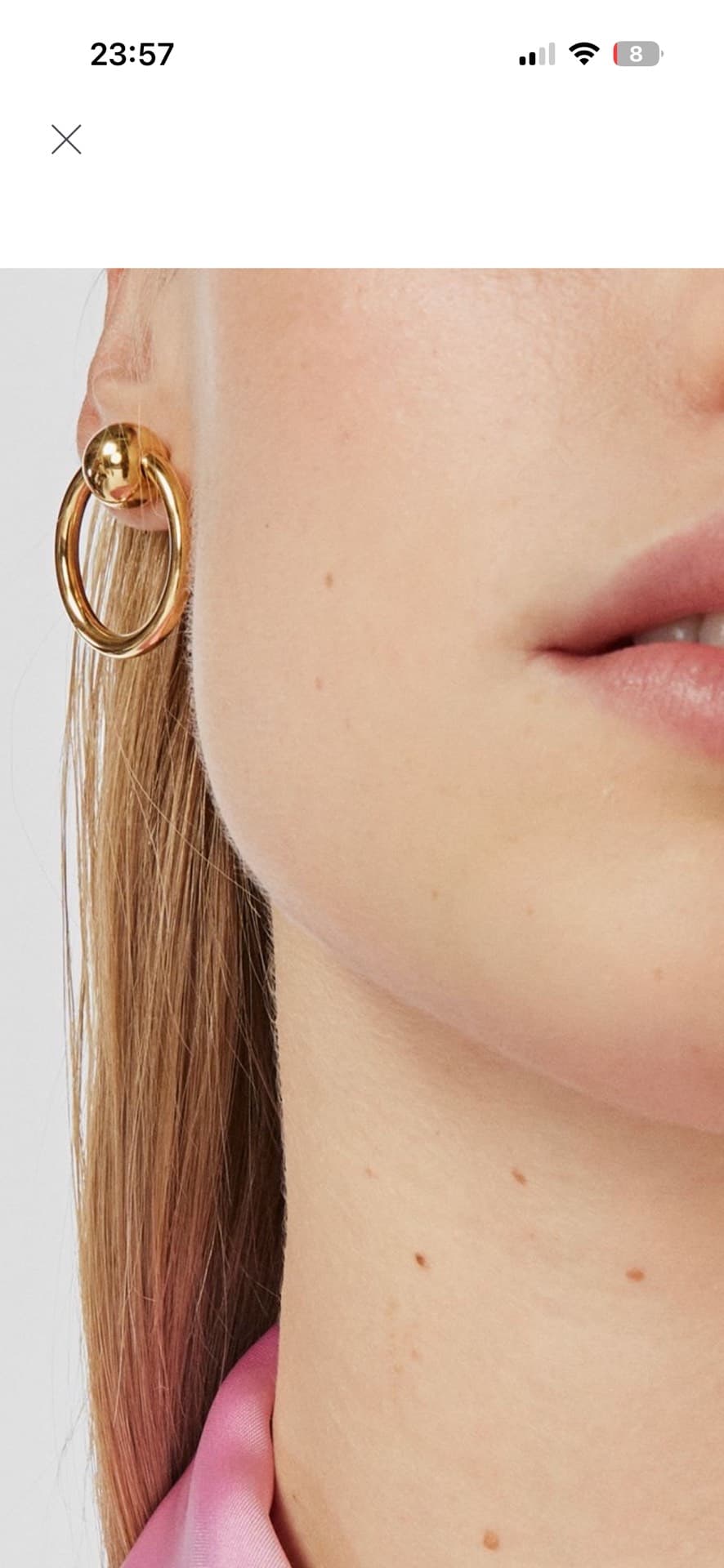 Trendy Gold Hoop Earrings
