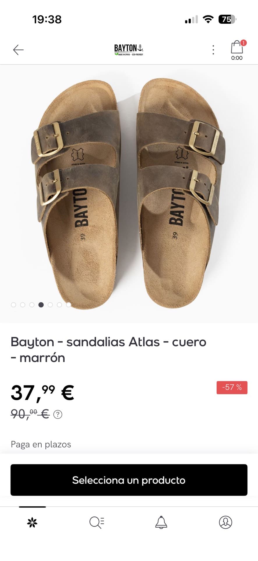 Bayton Atlas Sandals