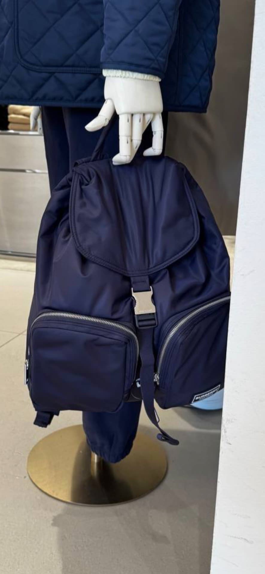 Trendy Navy Backpack