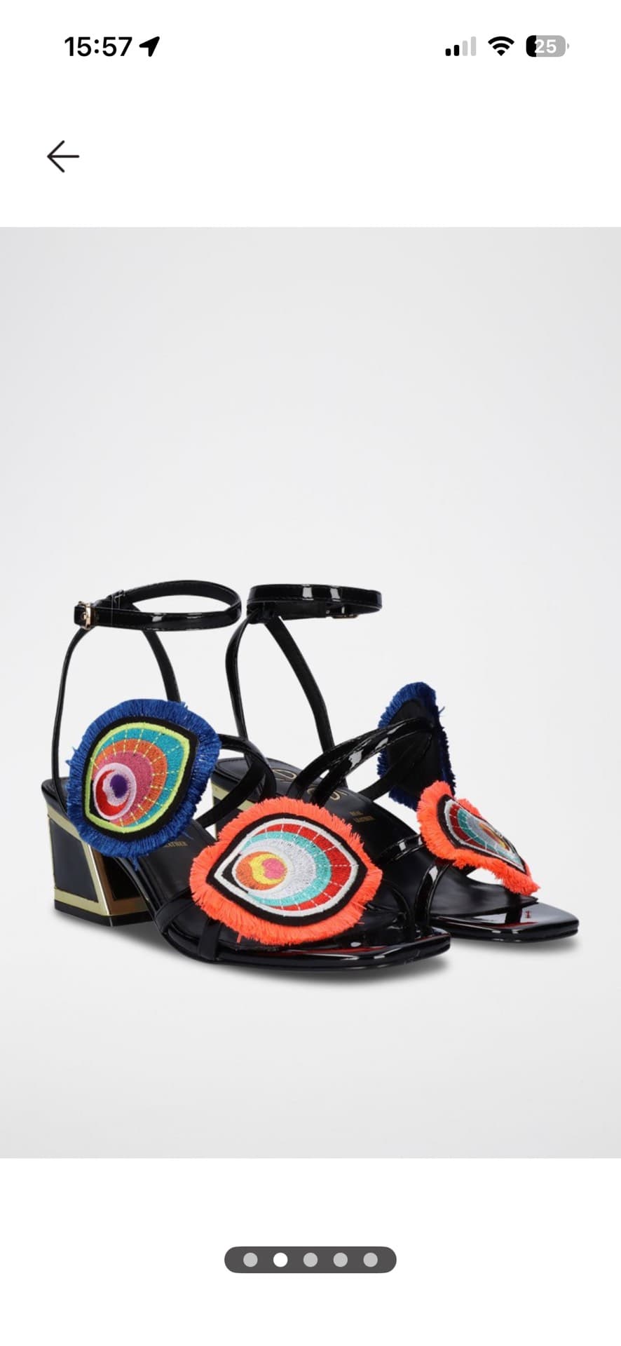 Colorful Embroidered Sandals