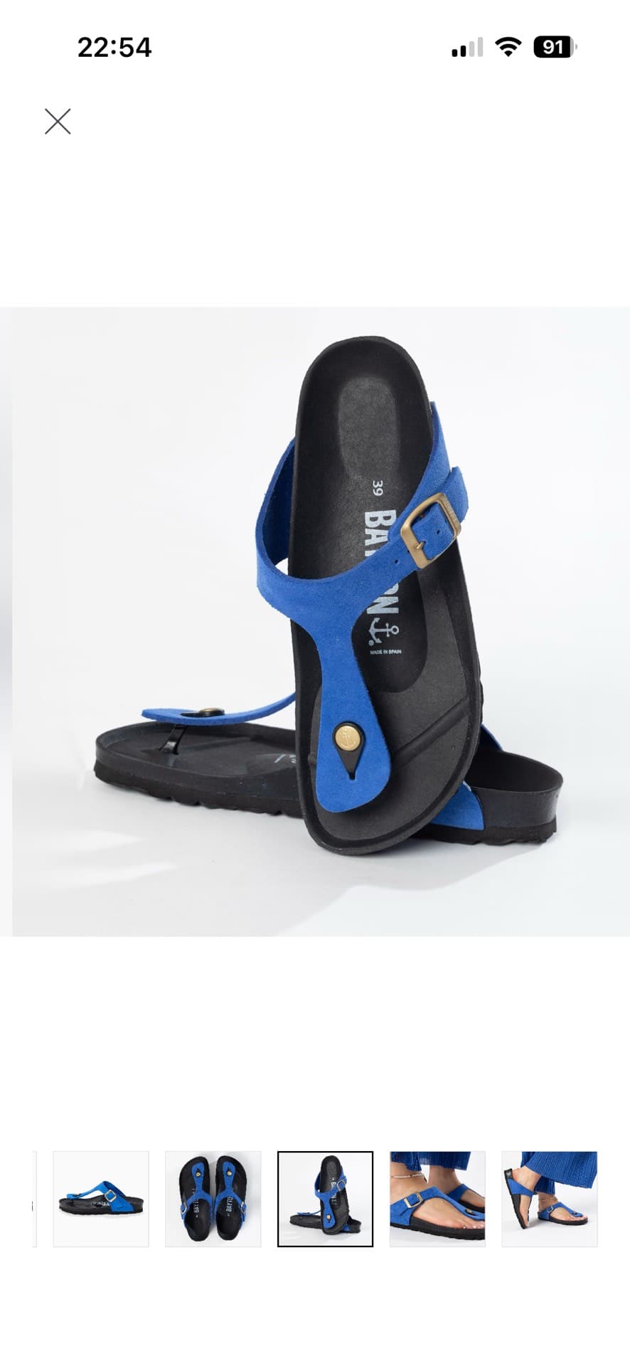 Stylish Blue Sandals
