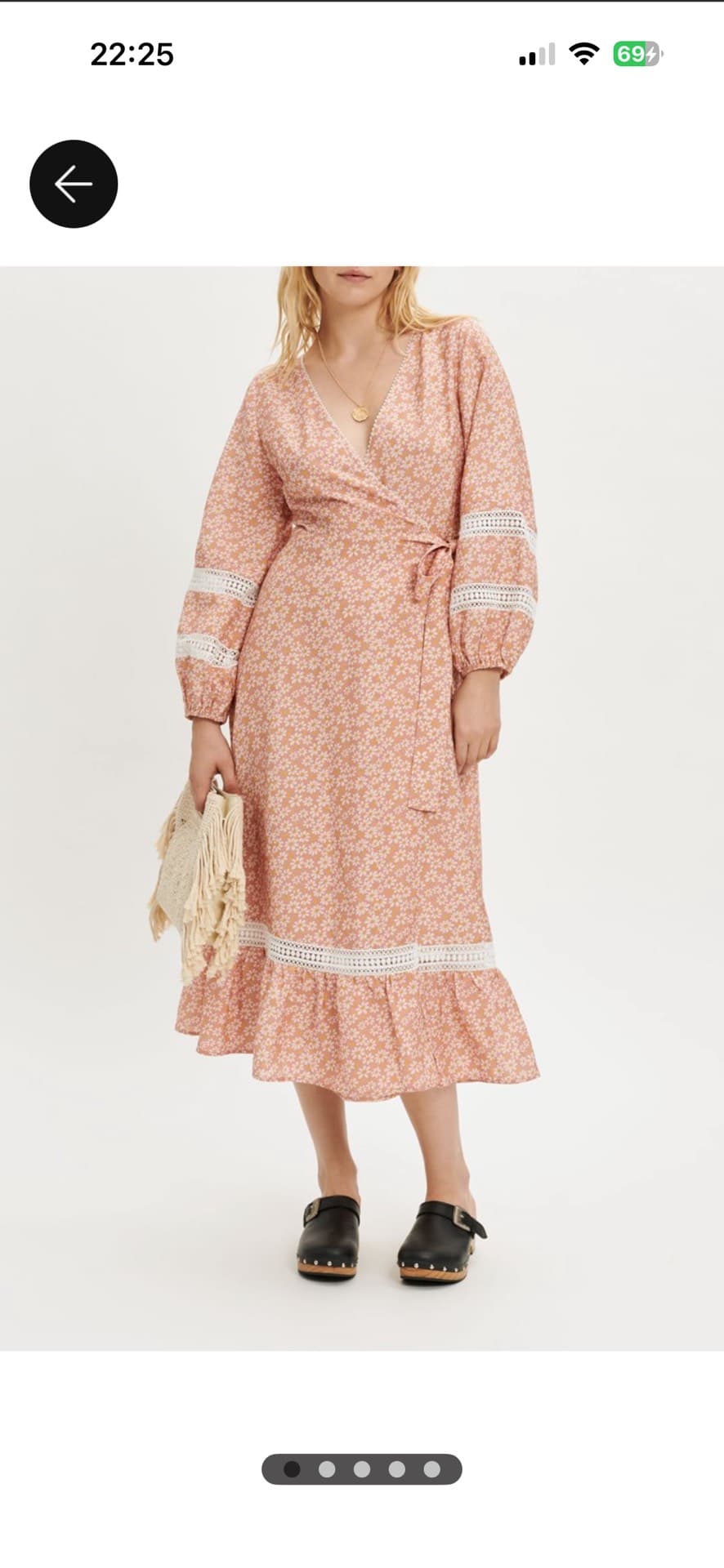 Chic Floral Wrap Dress