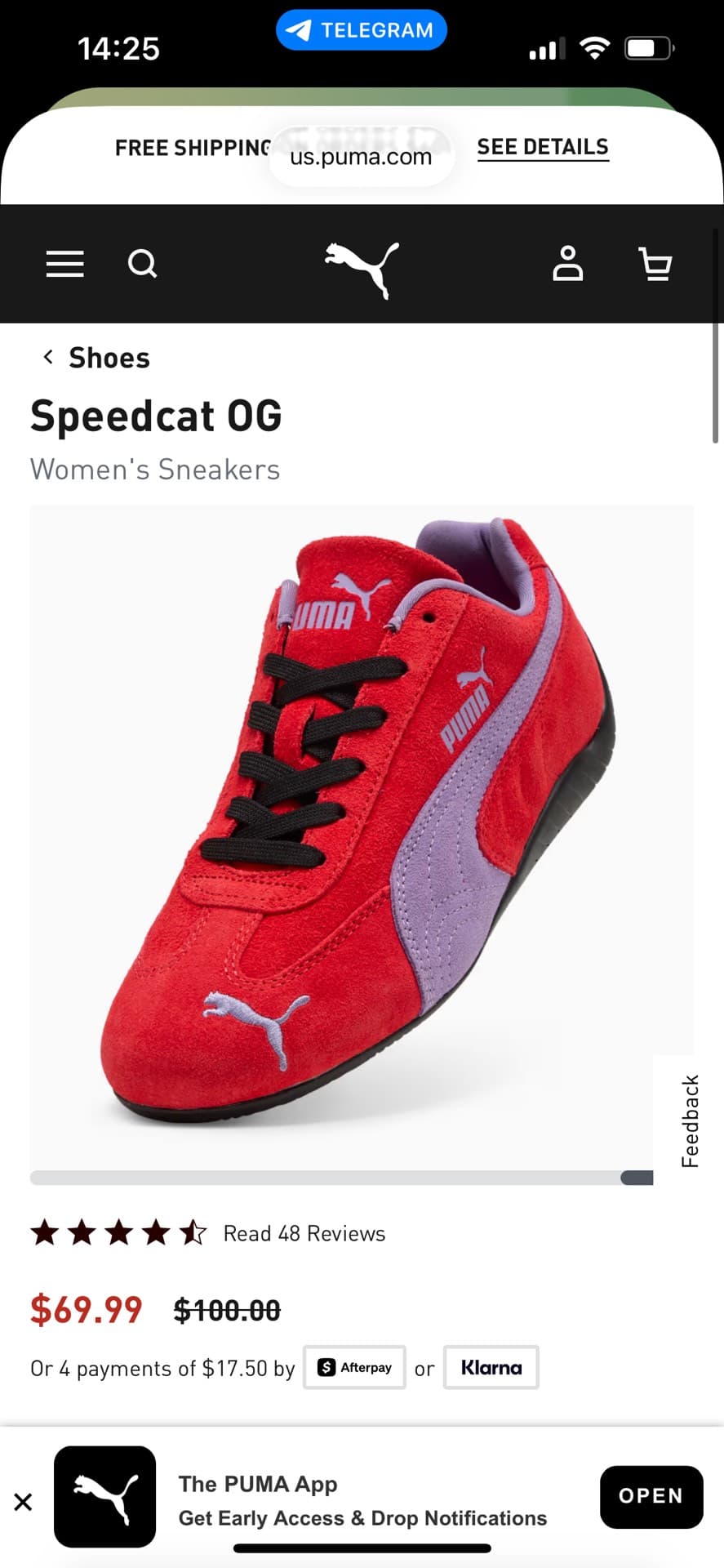 PUMA Speedcat OG Sneakers