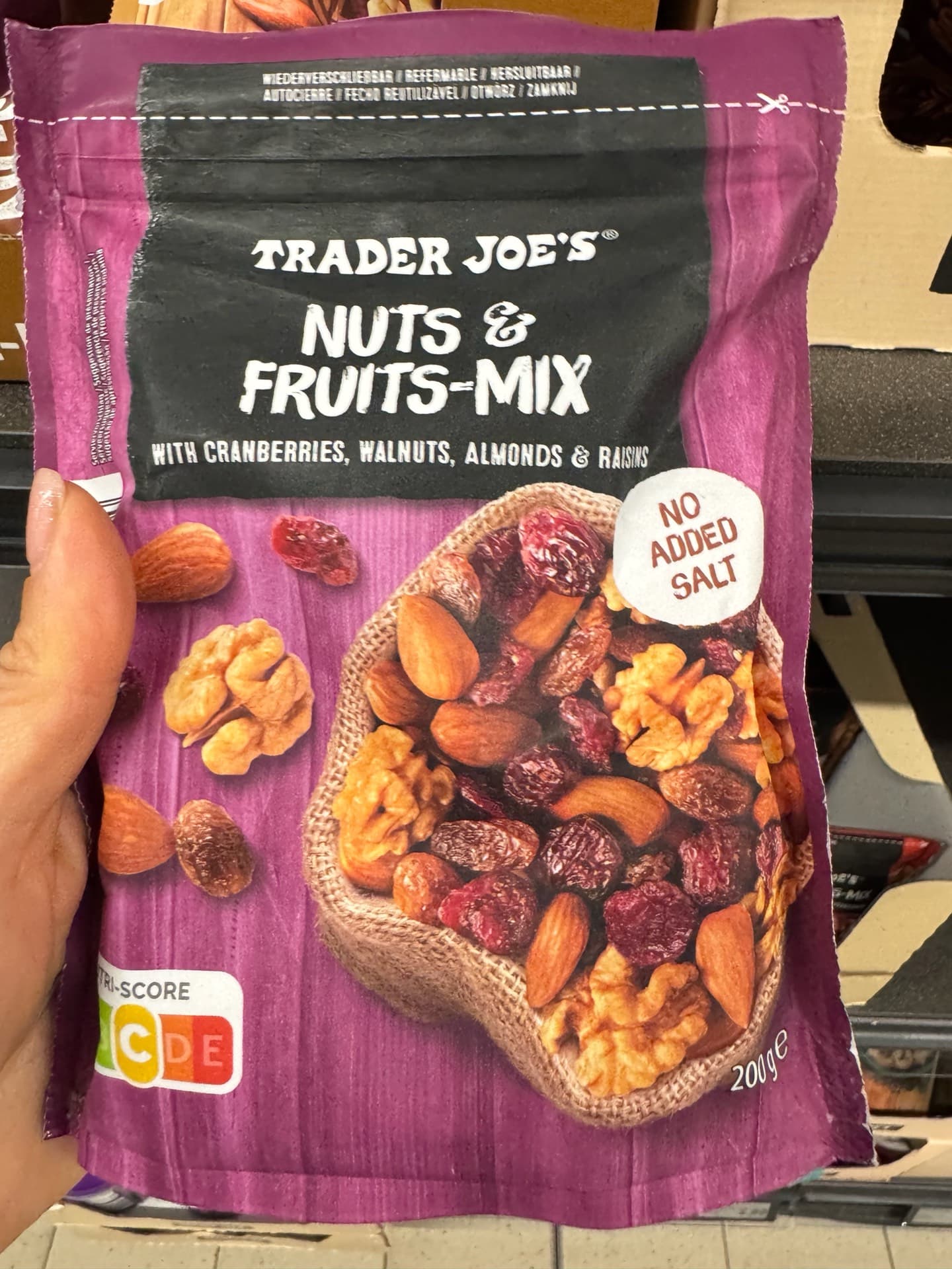 Trader Joe's Nuts & Fruits Mix
