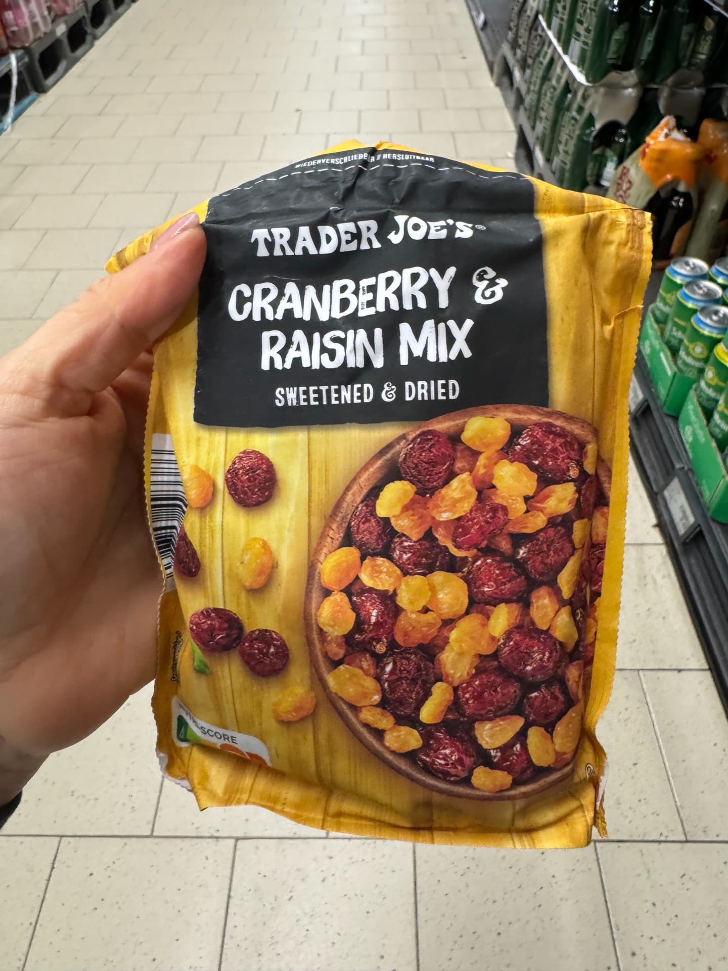 Trader Joe's Cranberry & Raisin Mix