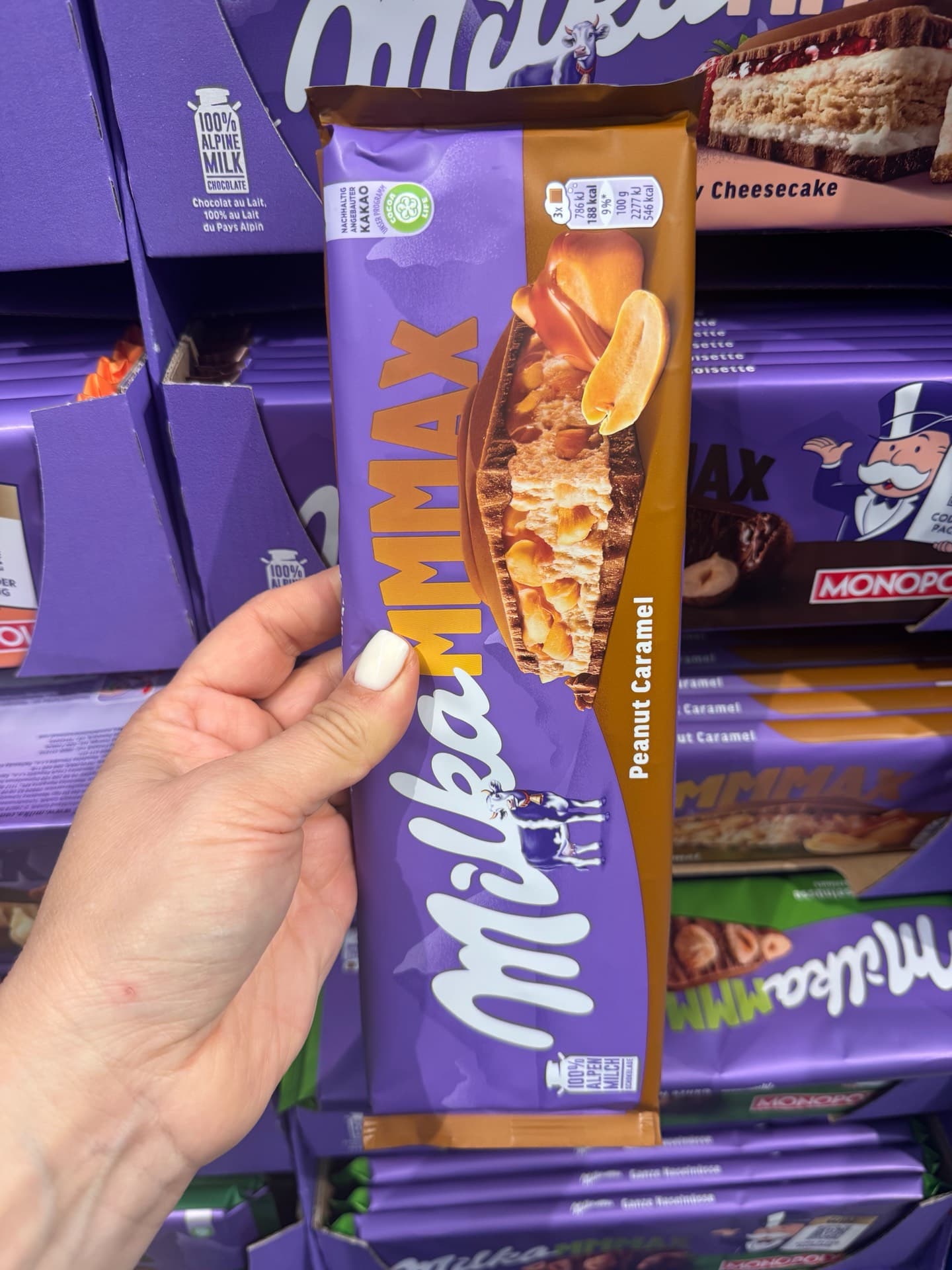 Milka Max Peanut Caramel