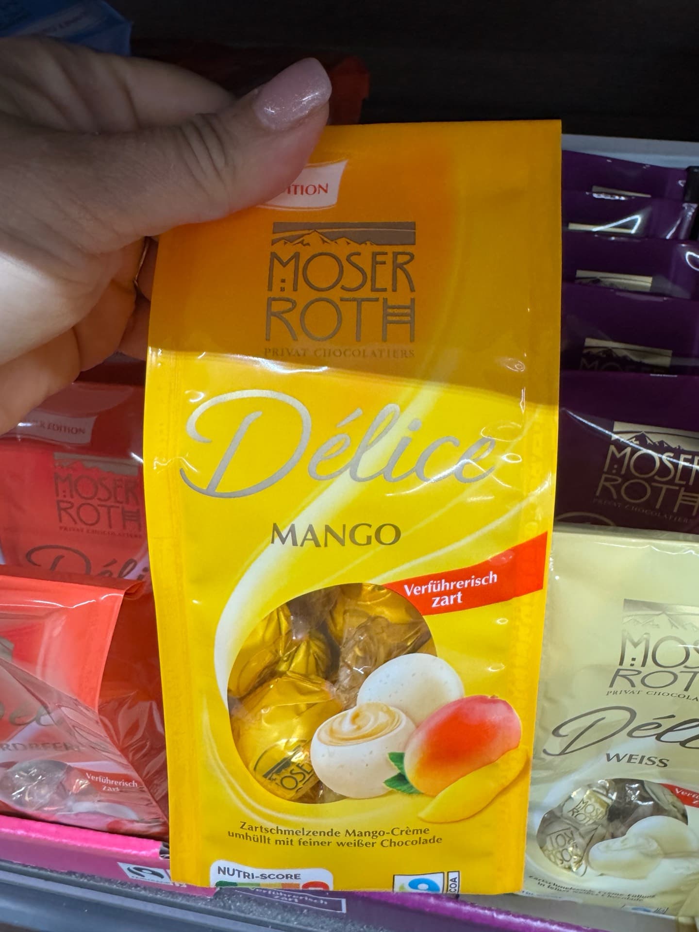 Moser Roth Mango Chocolates