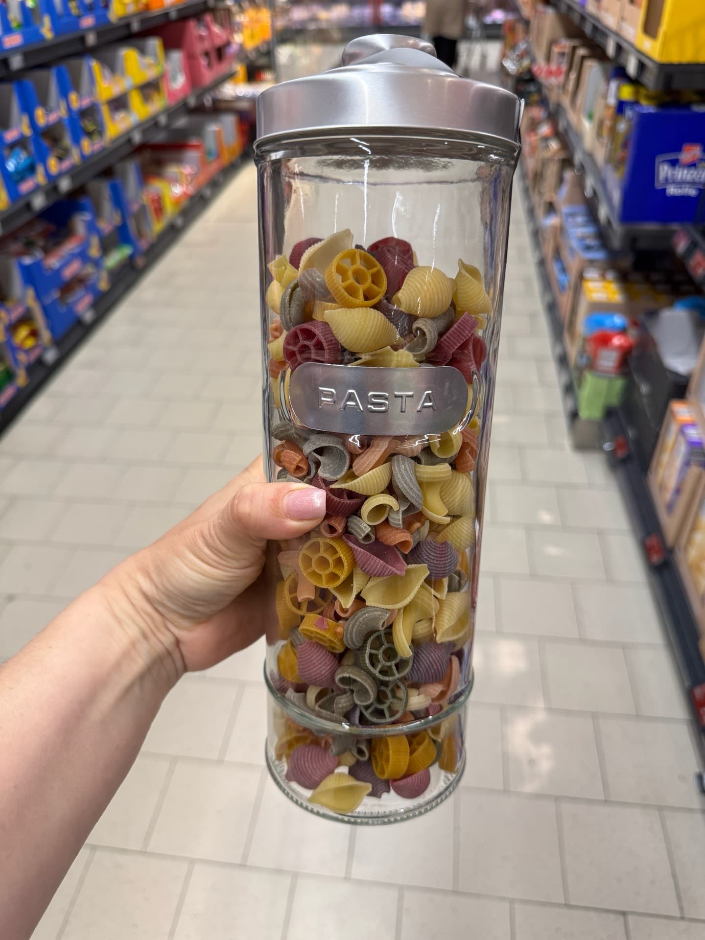 Colorful Pasta Jar