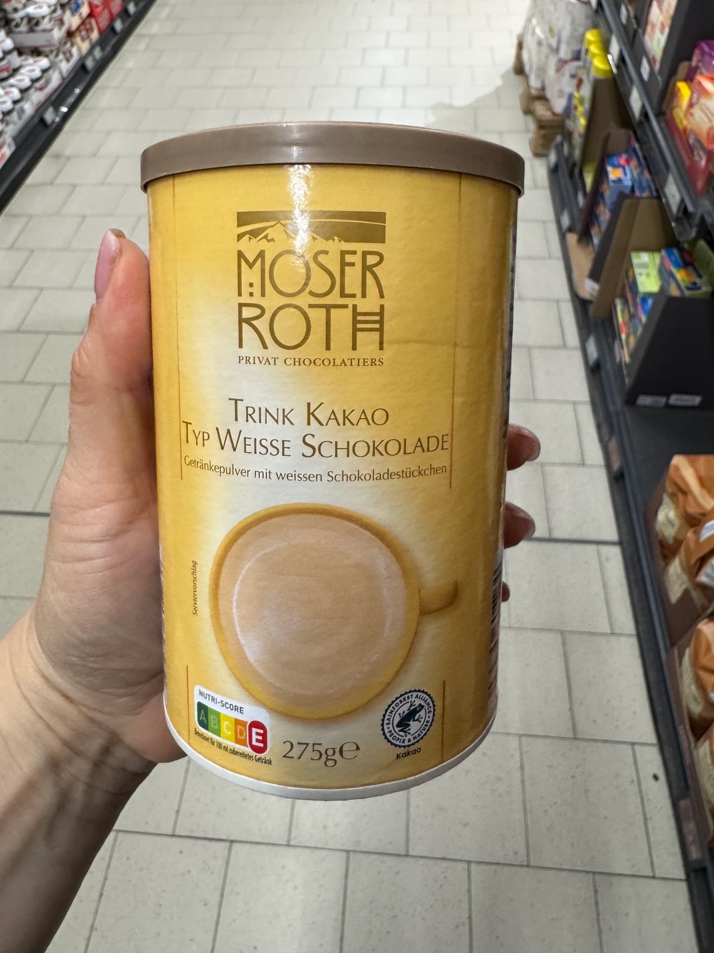Moser Roth White Chocolate Drink