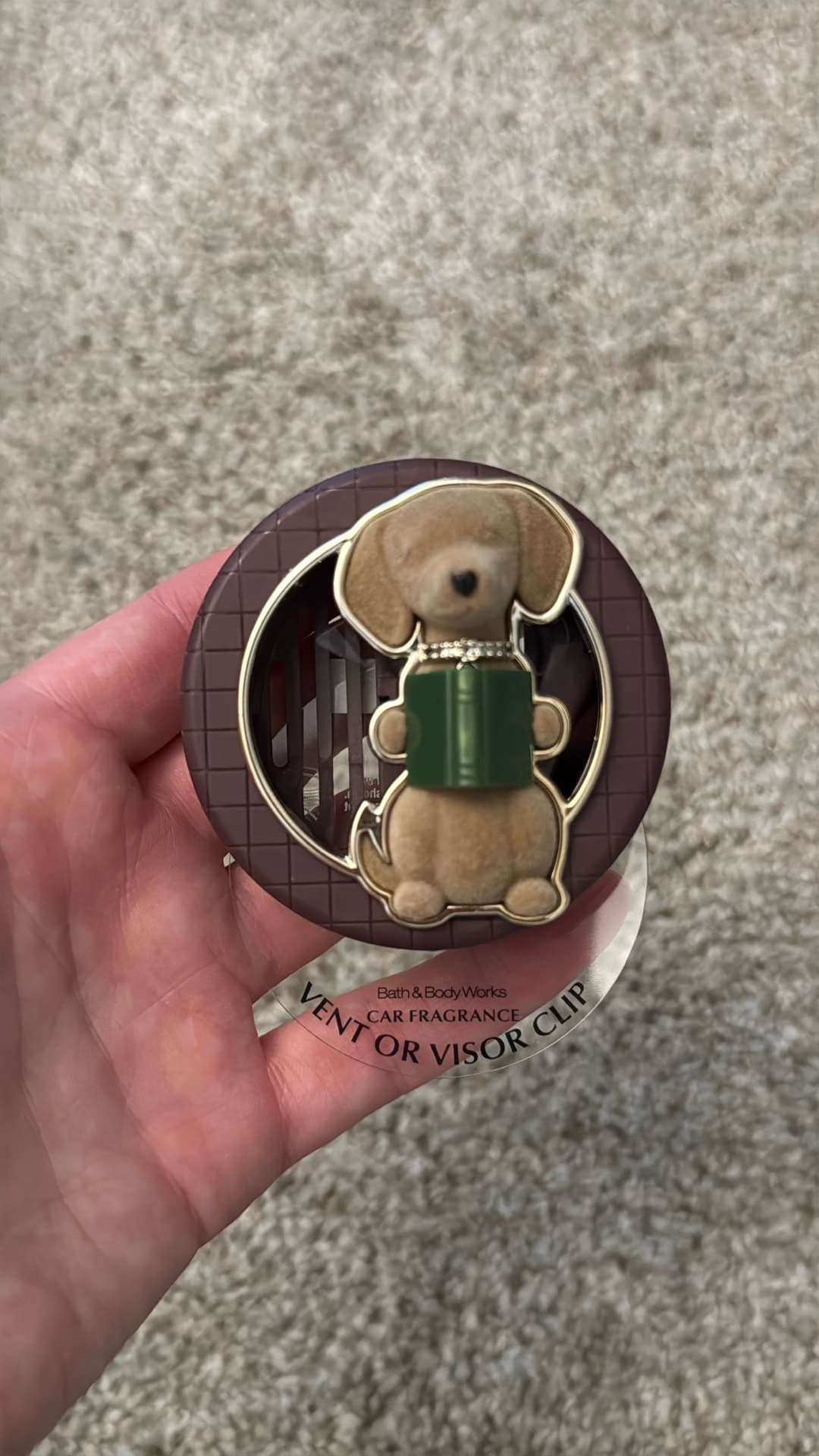 Dog Design Car Fragrance Clip